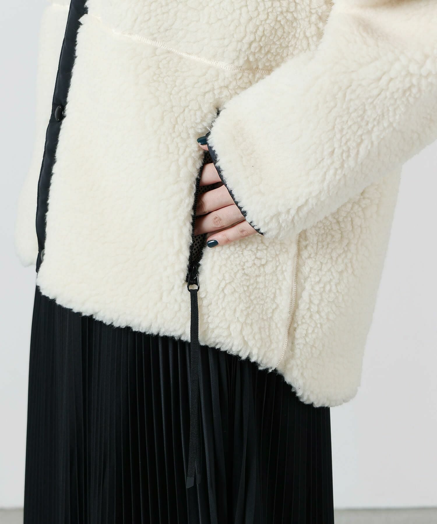 HYKE(ハイク)】 FAUX SHEARLING JACKET｜PARIGOT ONLINE（パリゴ