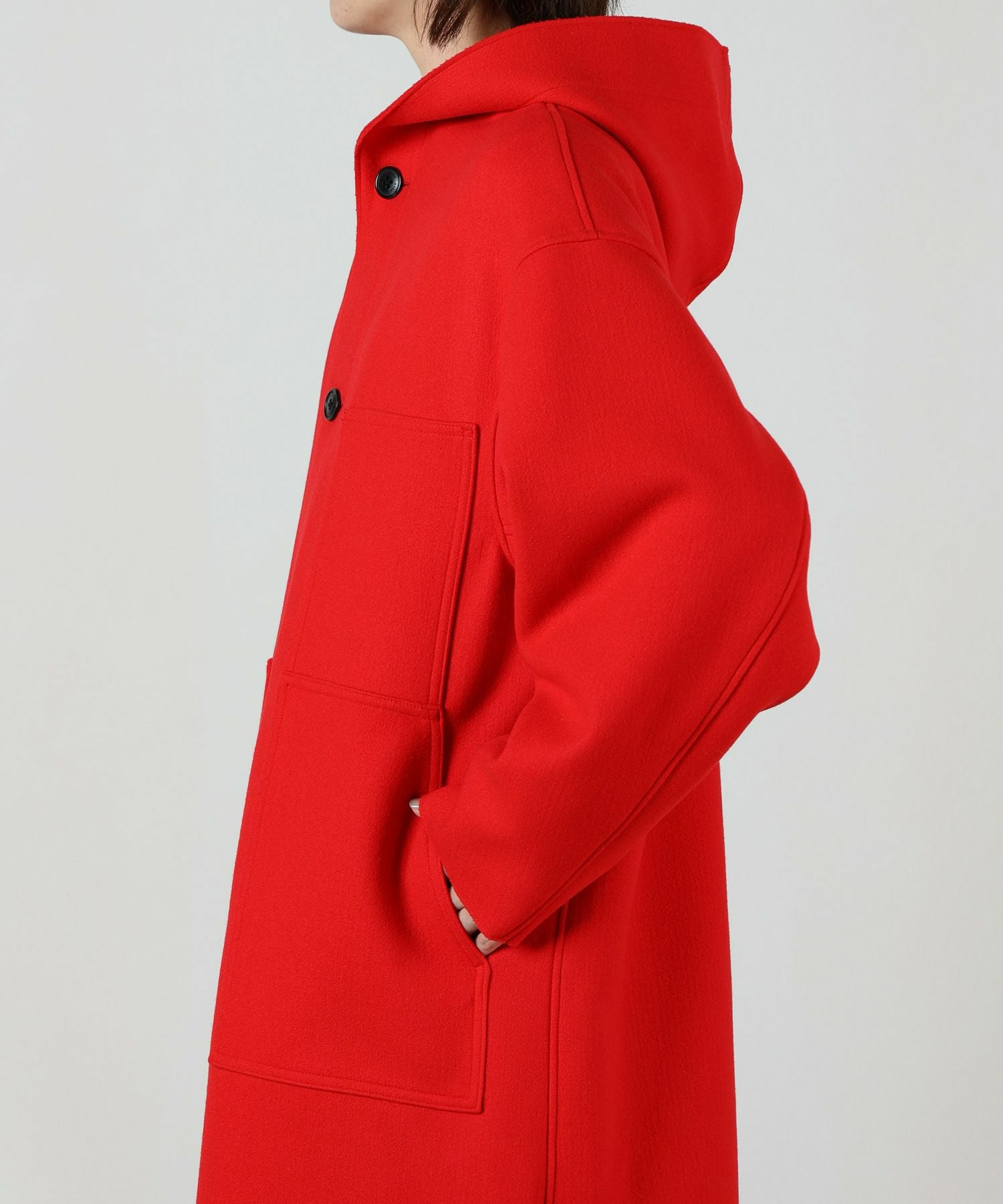 HYKE(ハイク)】 MELTON HOODED WORK COAT｜PARIGOT ONLINE（パリゴ