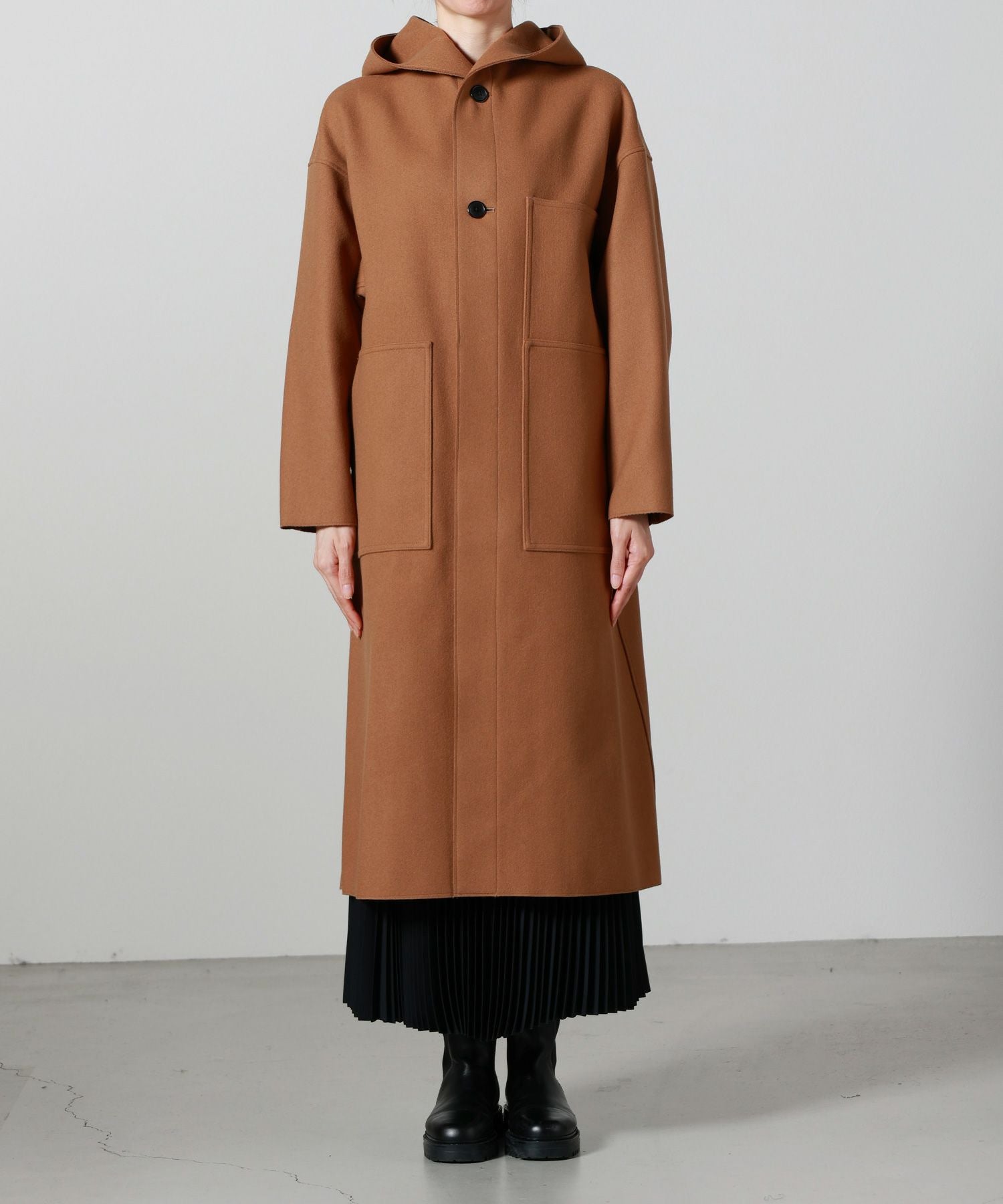 HYKE(ハイク)】 MELTON HOODED WORK COAT｜PARIGOT ONLINE（パリゴ