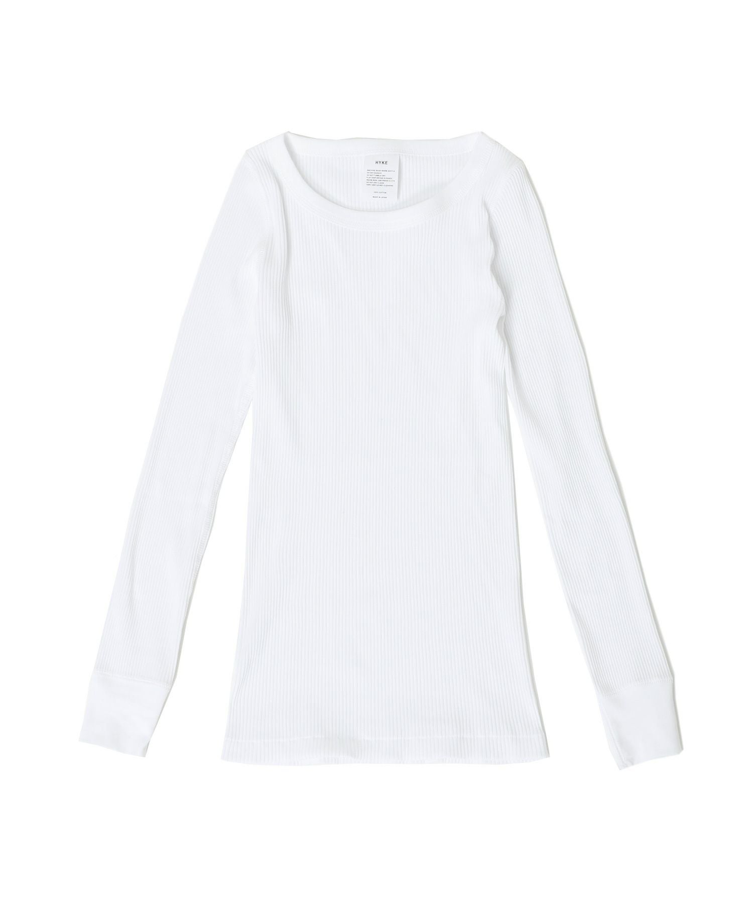 HYKE ロングTシャツ HYKE＜ハイク＞ コットン ロングスリーブTシャツ（2269357）｜HYKE