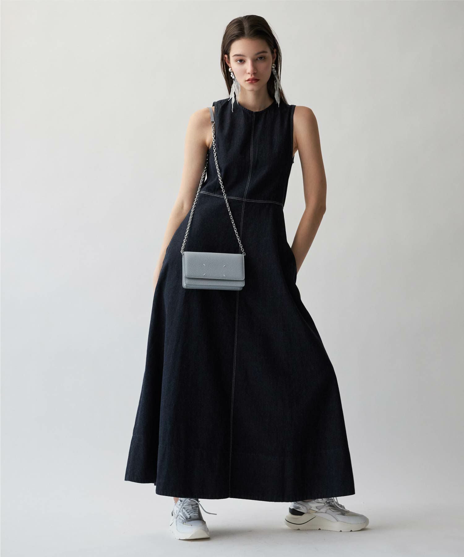 【美品】JAPANDENIM NO SLEEVE STITCH ONEPIECE JAPAN DENIM(ジャパンデニム)】 NO SLEEVE STITCH ONEPIECE｜PARIGOT