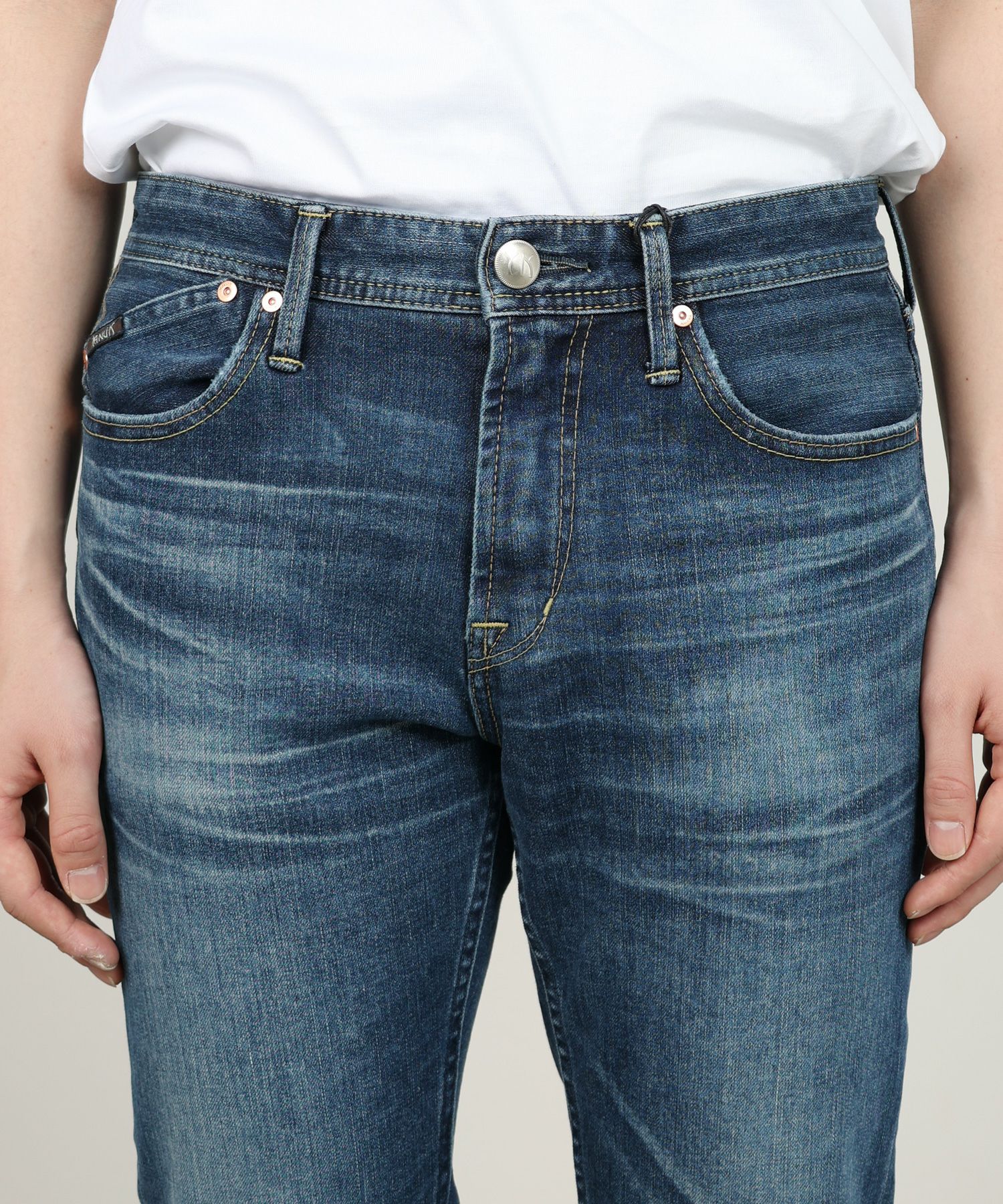 ヤヌーク　デニム　VINCENTⅡ MEN'S】YANUK[ヤヌーク] VINCENTⅡ #BLK ブラックデニム 572030