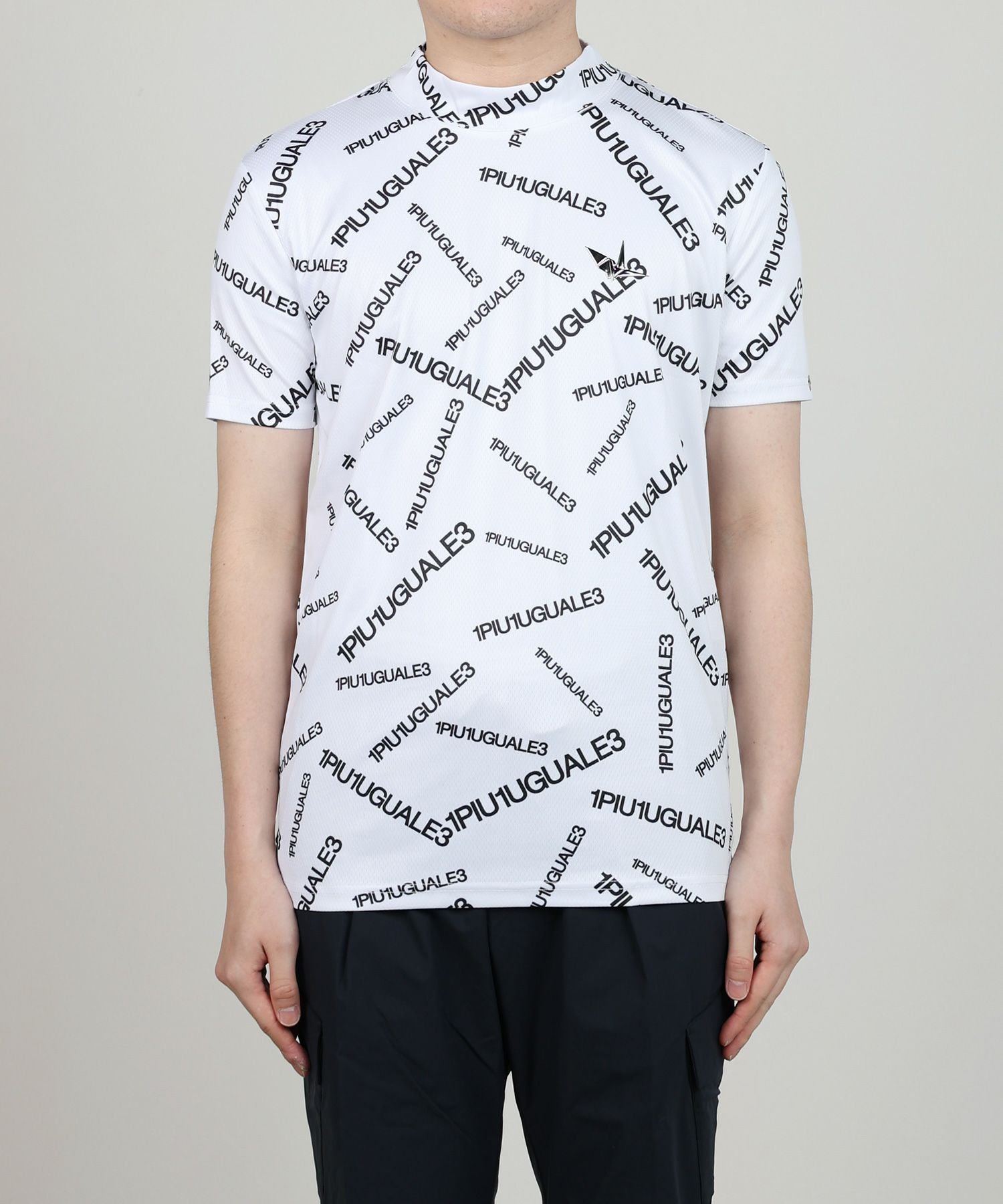 1PIU1UGUALE3(ウノ ピゥ ウノ ウグァーレ トレ)】 113 GOLF S/S MOCK