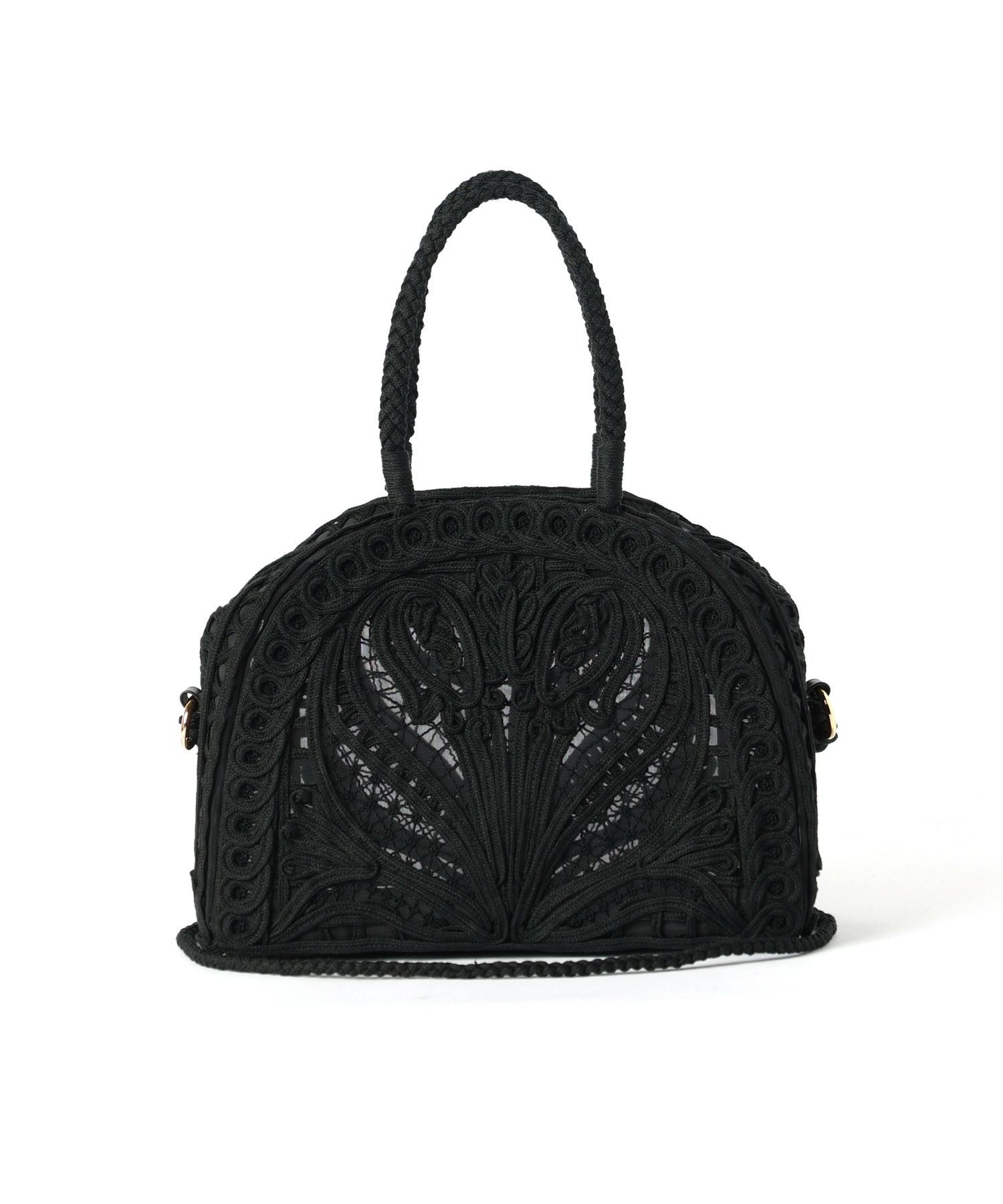 Mame Kurogouchi(マメ クロゴウチ)】 Cording Embroidery Demi Lune