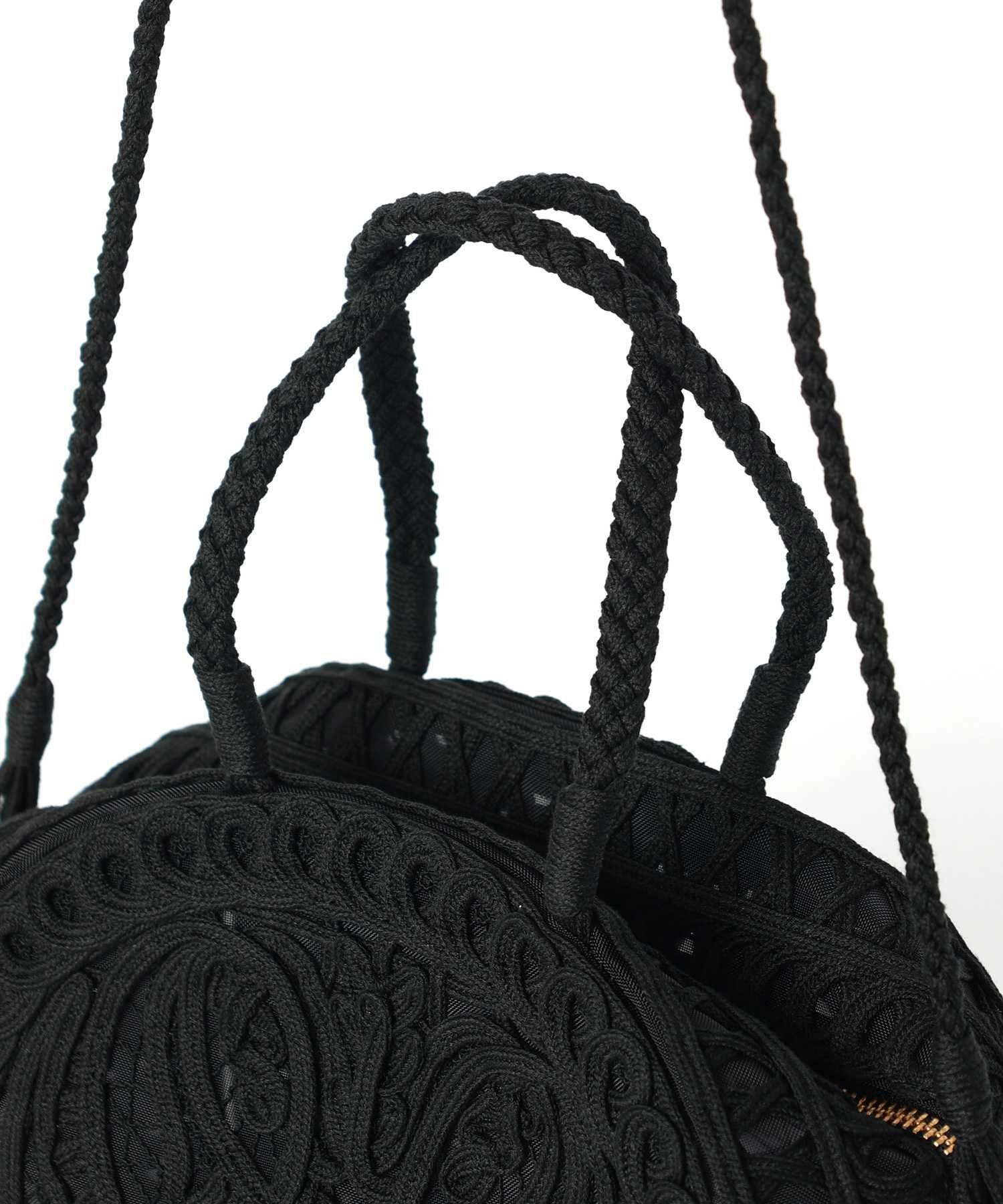 Mame Kurogouchi(マメ クロゴウチ)】 Cording Embroidery Demi Lune