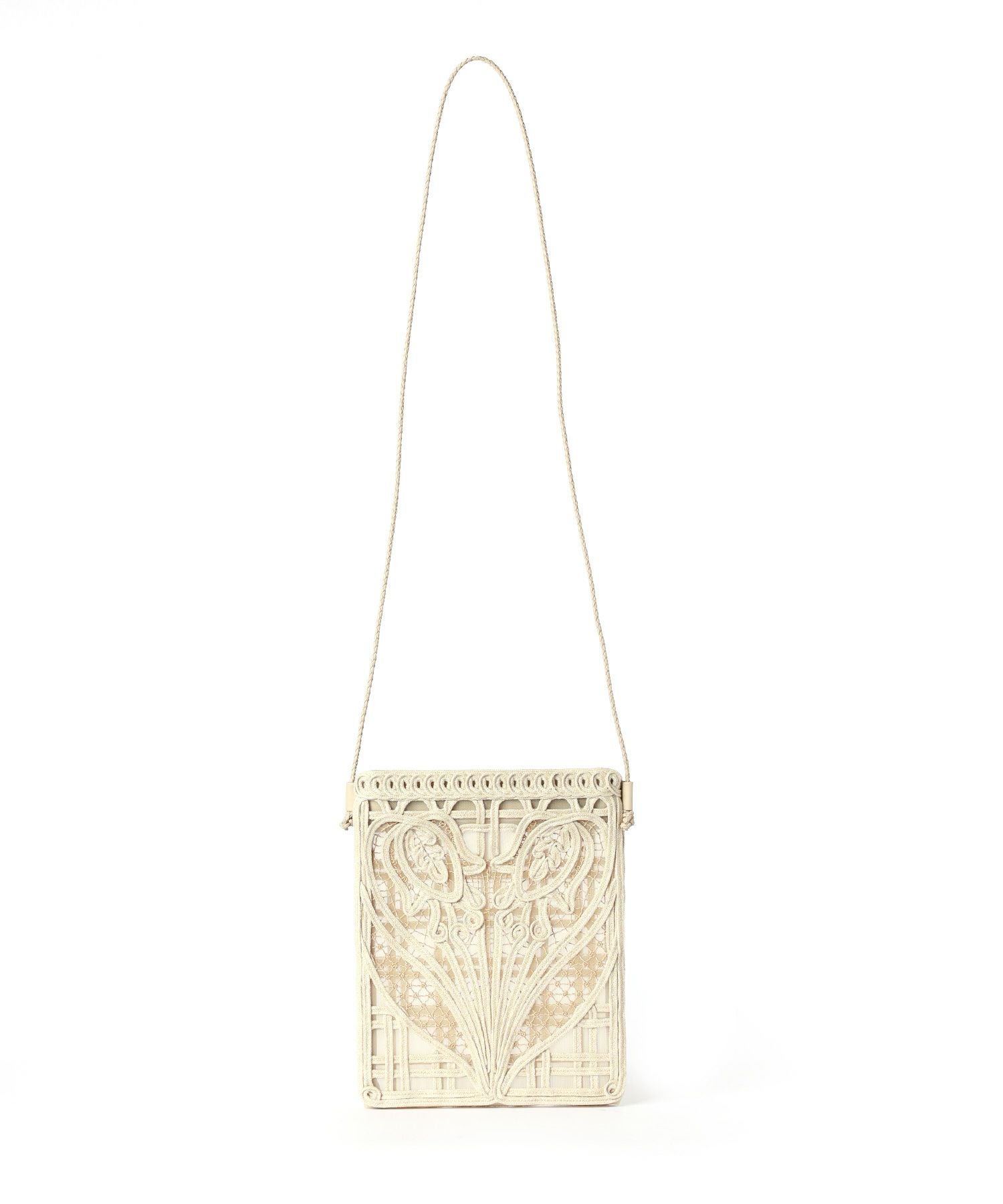 Mame Kurogouchi(マメ クロゴウチ)】 Cording Embroidery Pouch With