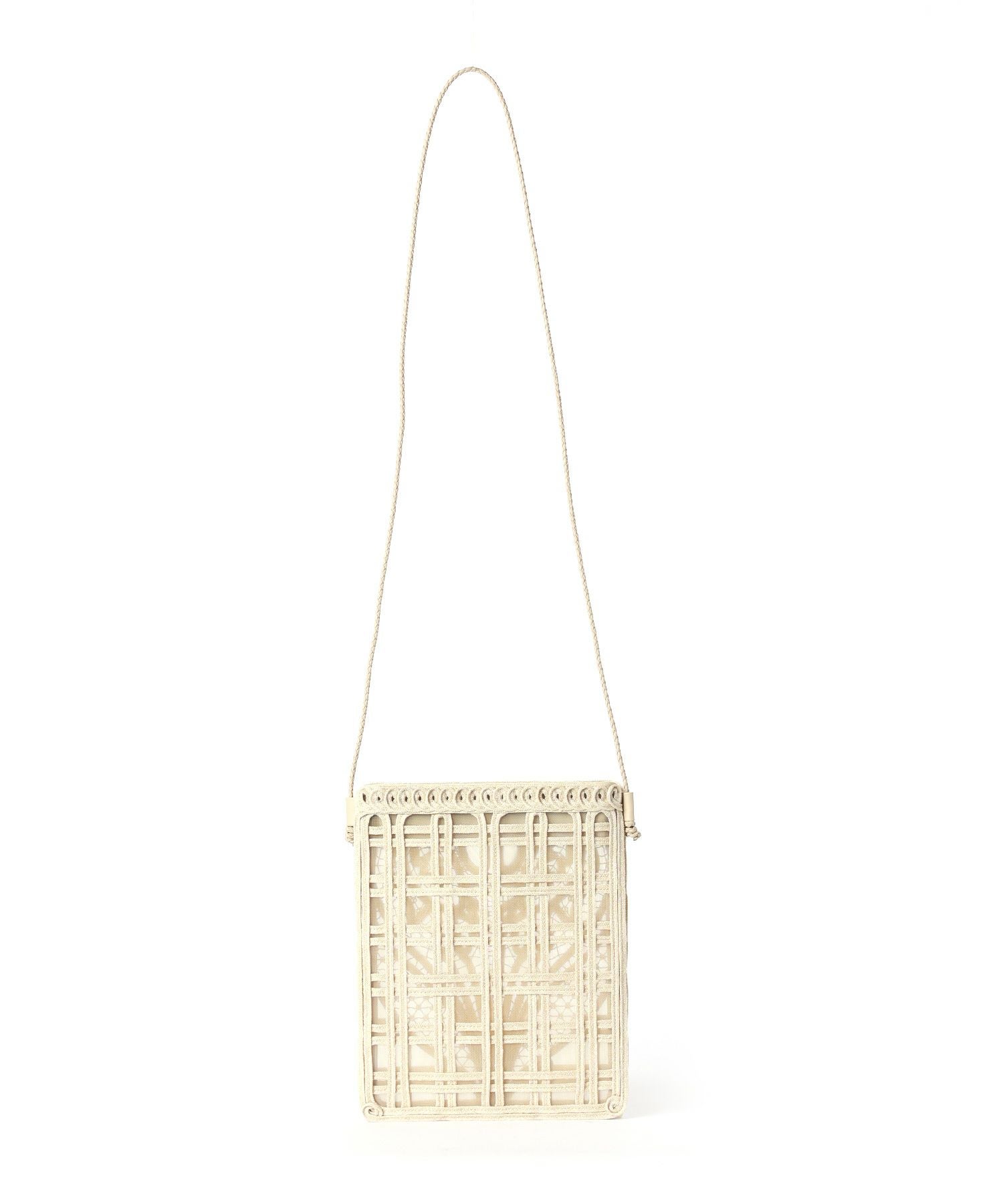 Mame Kurogouchi(マメ クロゴウチ)】 Cording Embroidery Pouch With