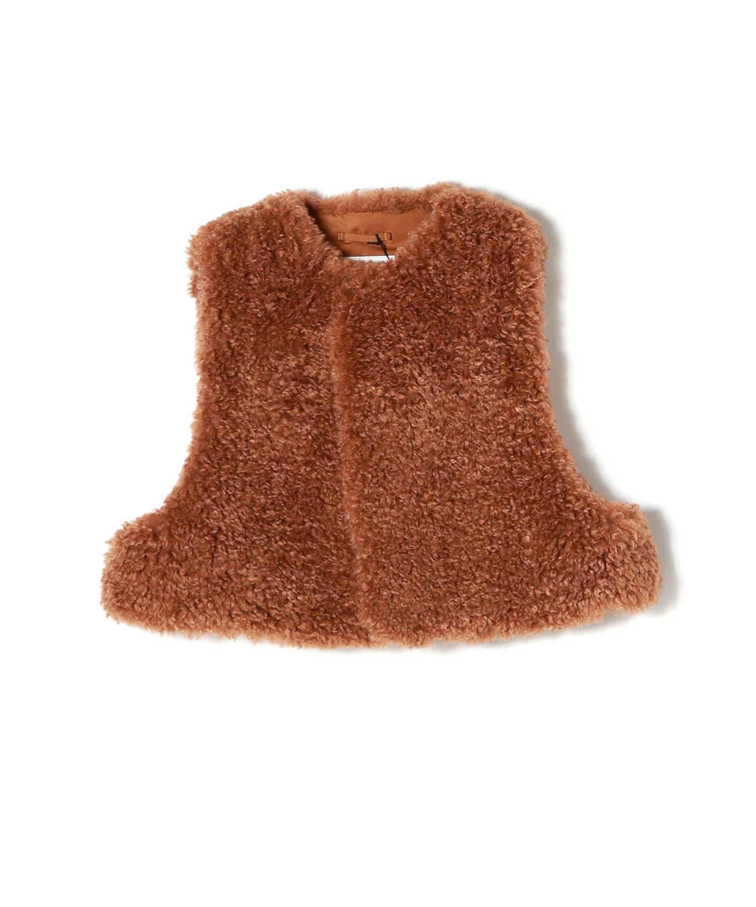 HYKE(ハイク)】 FAUX SHEARLING CROPPED VEST｜PARIGOT ONLINE（パリゴ