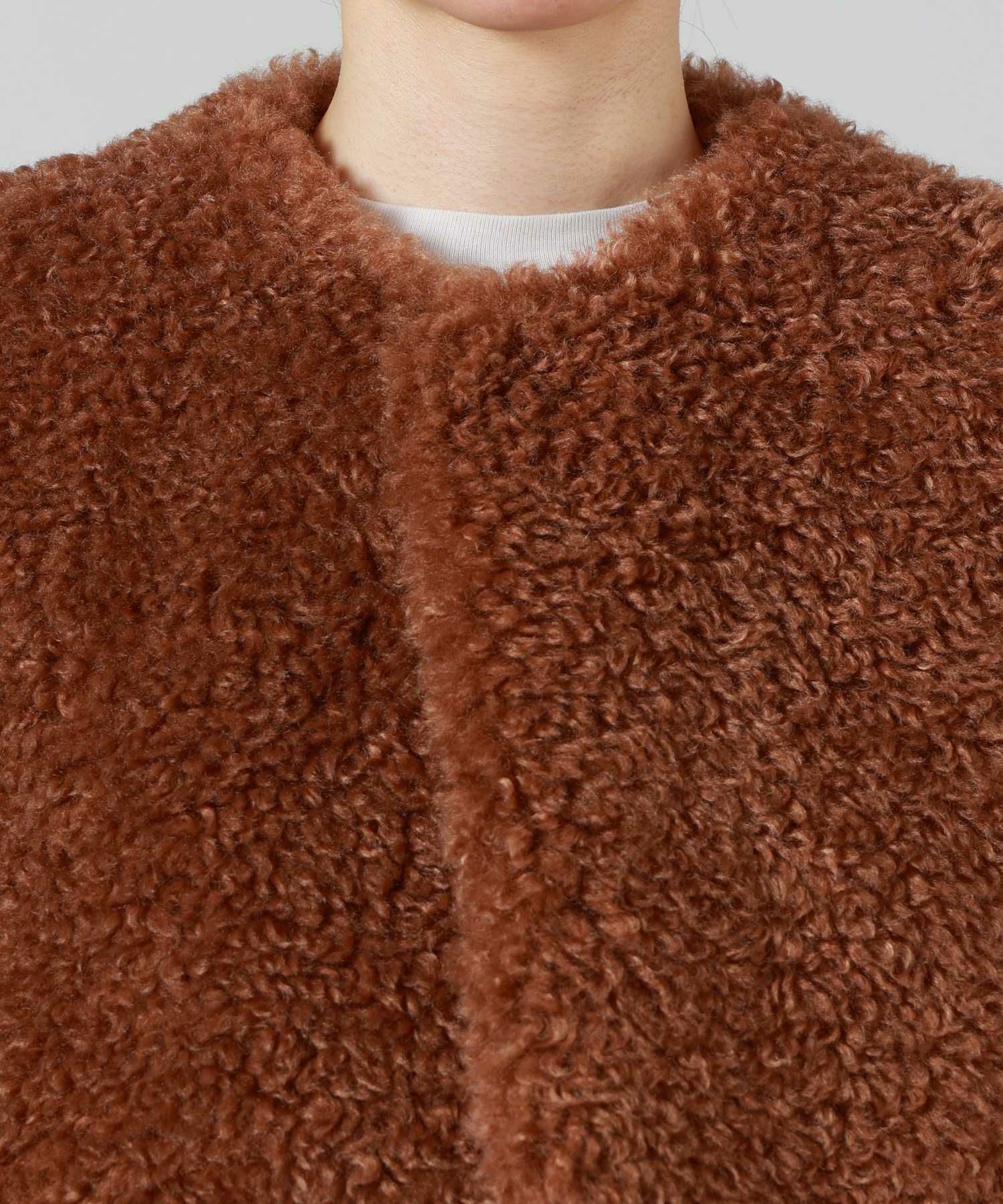 HYKE(ハイク)】 FAUX SHEARLING CROPPED VEST｜PARIGOT ONLINE（パリゴ