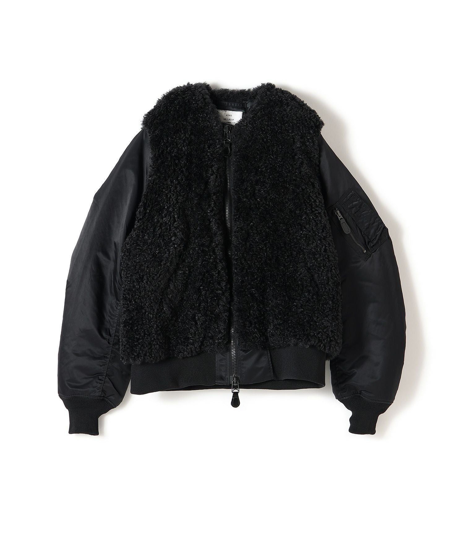 HYKE(ハイク)】FAUX SHEARLING TYPE MA-1｜PARIGOT ONLINE（パリゴ