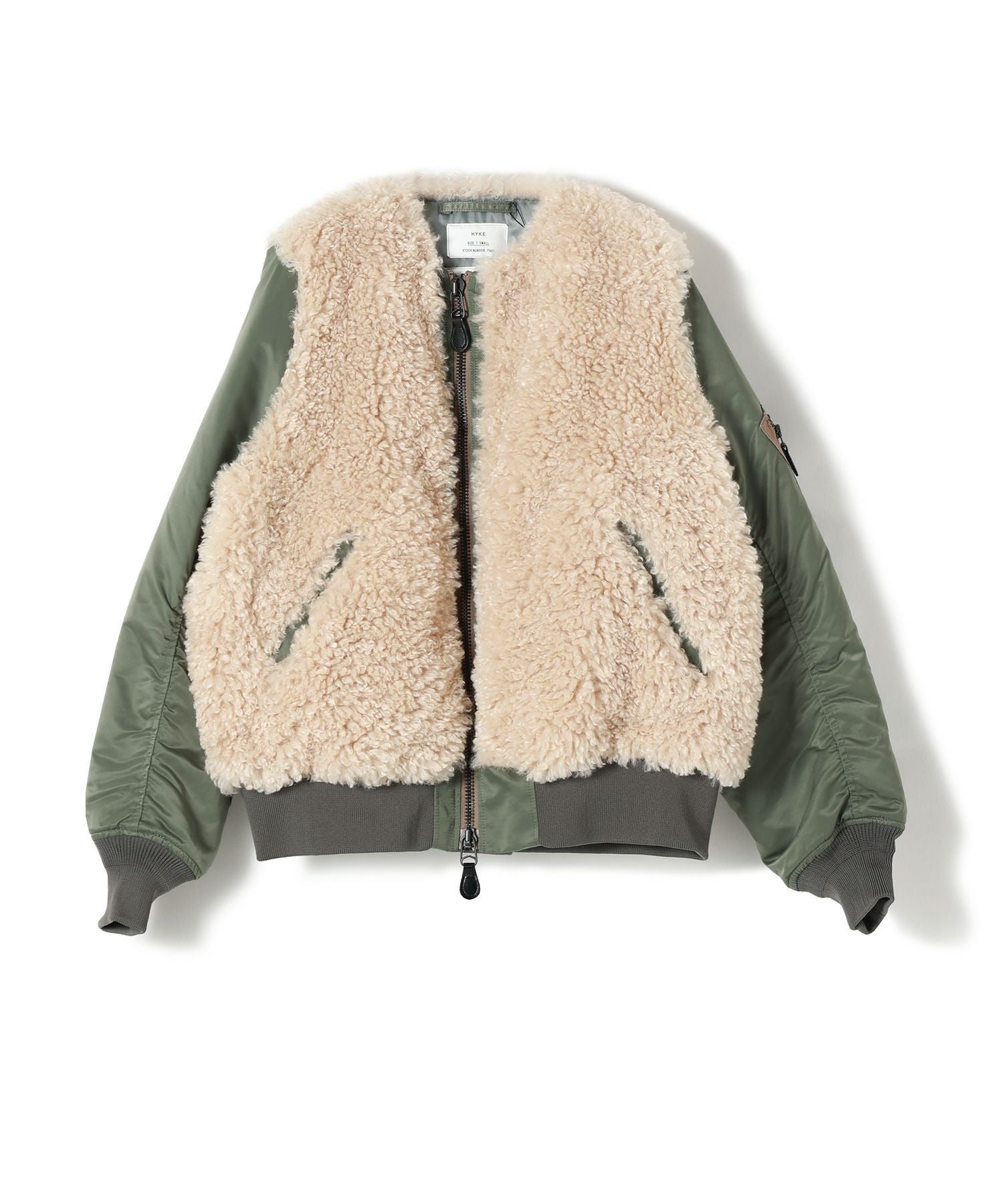 HYKE(ハイク)】FAUX SHEARLING TYPE MA-1｜PARIGOT ONLINE（パリゴ