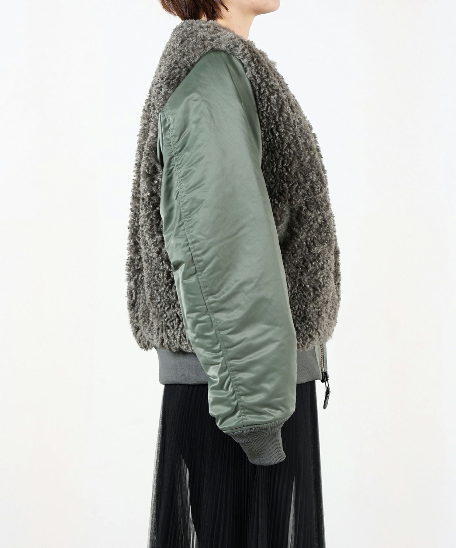 HYKE(ハイク)】FAUX SHEARLING TYPE MA-1|PARIGOT ONLINE HYKE(ハイク)】FAUX SHEARLING TYPE MA-1|PARIGOT ONLINE