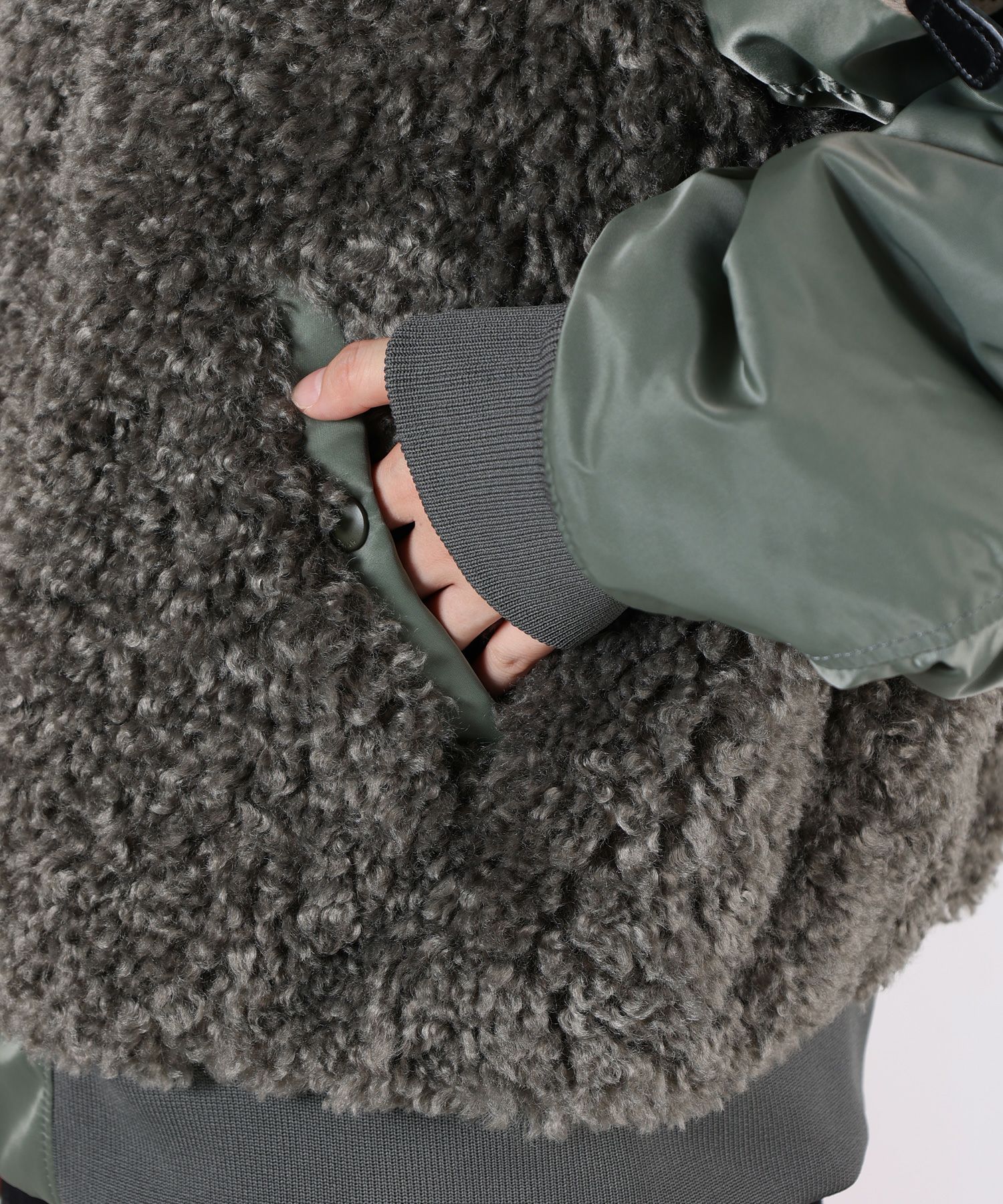 HYKE(ハイク)】FAUX SHEARLING TYPE MA-1|PARIGOT ONLINE HYKE(ハイク)】FAUX SHEARLING TYPE MA-1|PARIGOT ONLINE