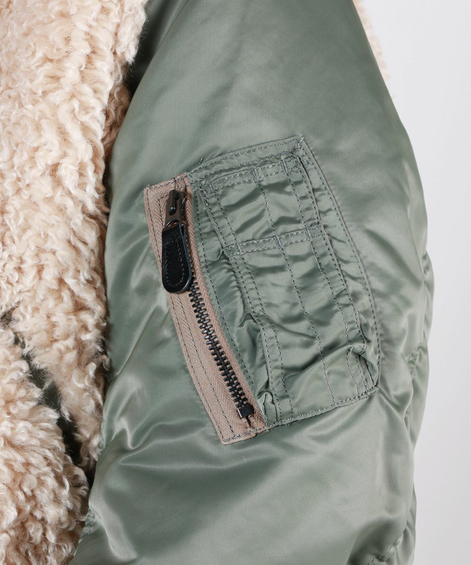 HYKE(ハイク)】FAUX SHEARLING TYPE MA-1｜PARIGOT ONLINE（パリゴ