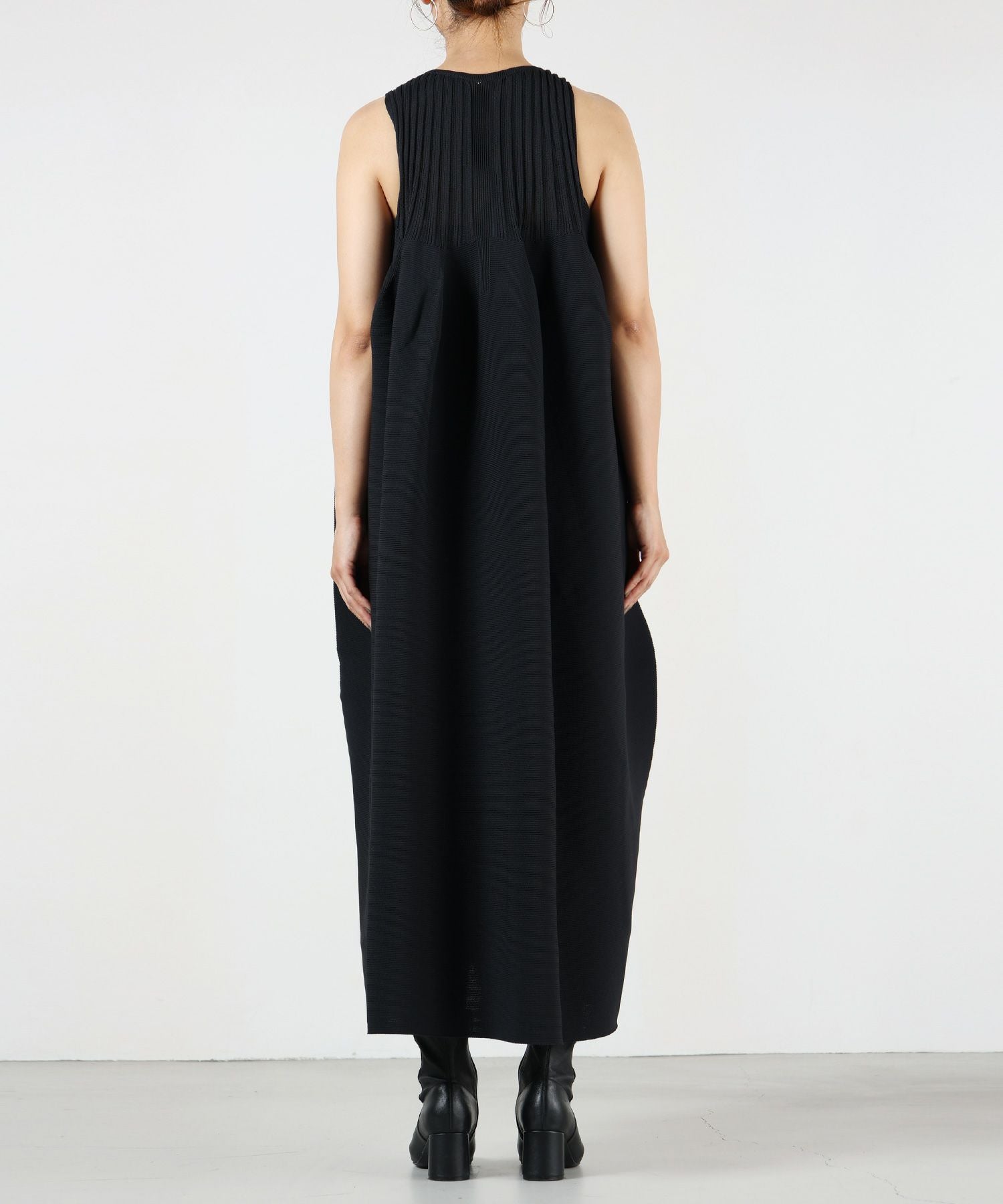 CFCL(シーエフシーエル)】 POTTERY SLEEVELESS BUST FLARE DRESS