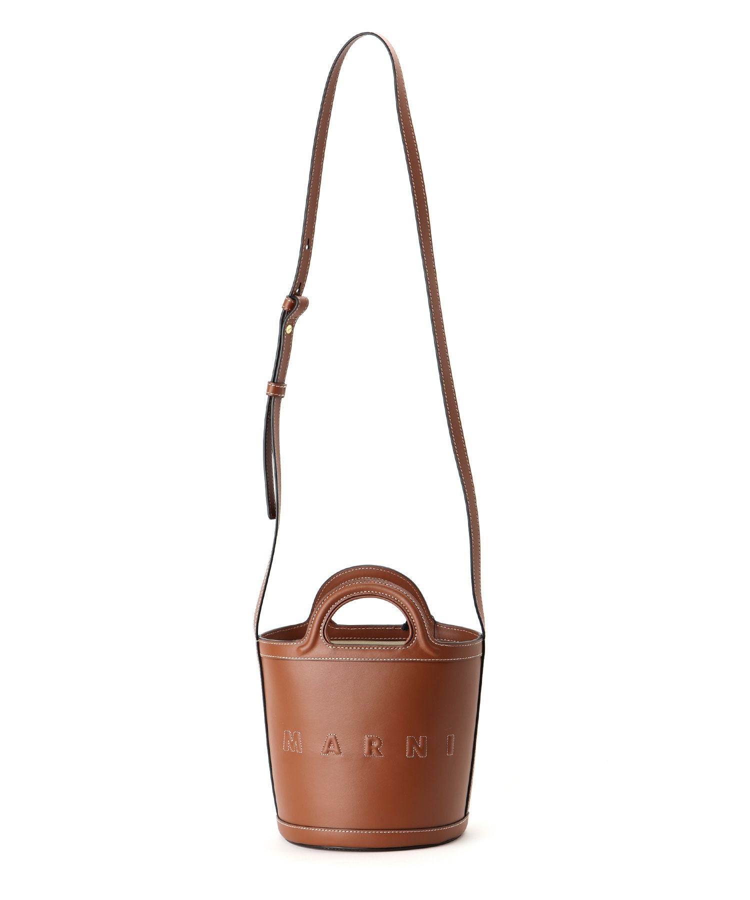 MARNI(マルニ)】 レザー製 TROPICALIAスモールバケットバッグ｜PARIGOT