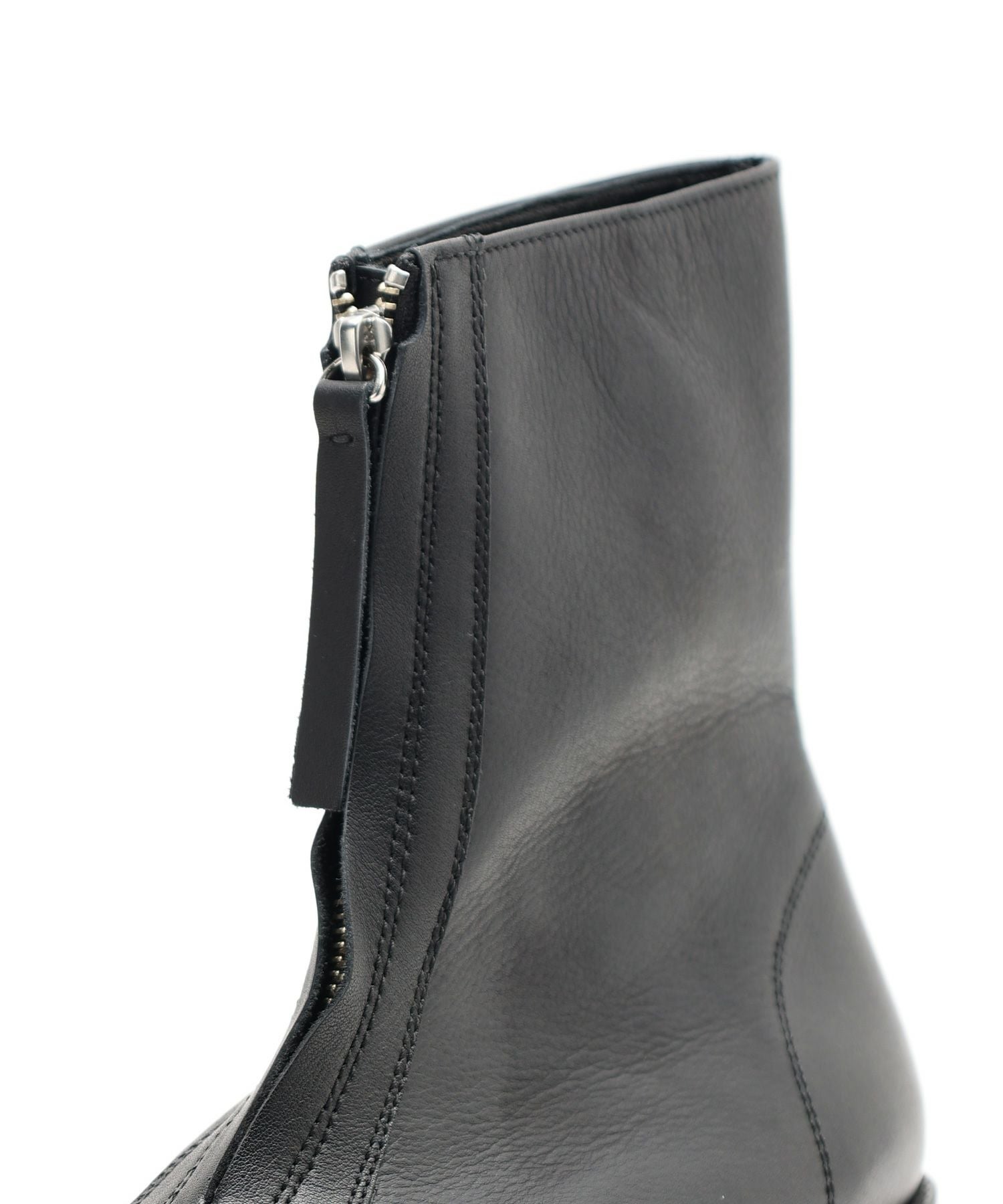 PADRONE(パドローネ)】 CENTER ZIP BOOTS BLACK｜PARIGOT ONLINE