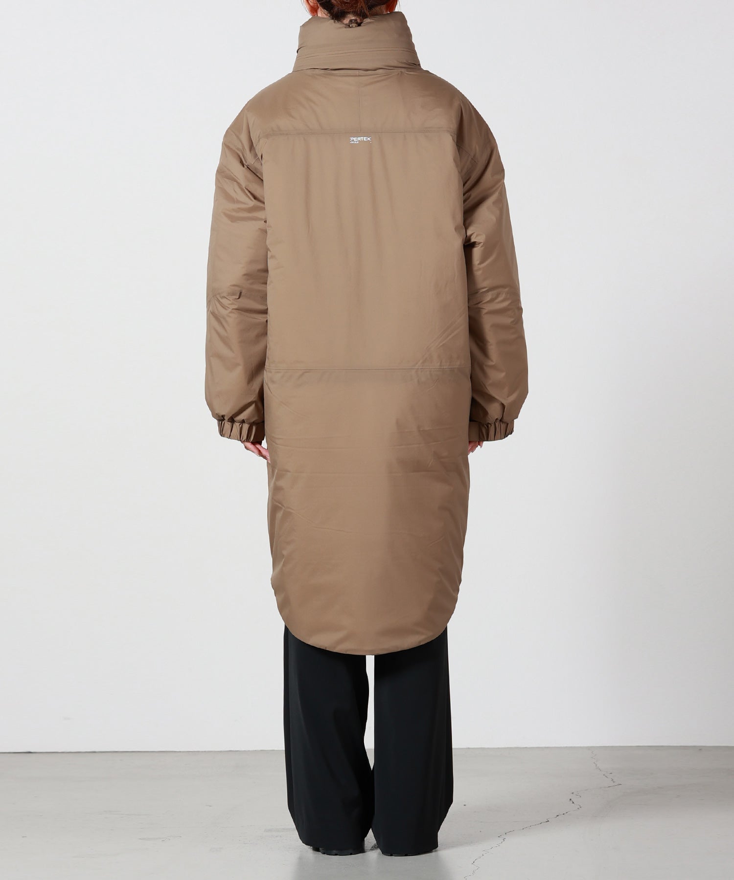 PERTEX PUFF PARKA BEIGE 背面