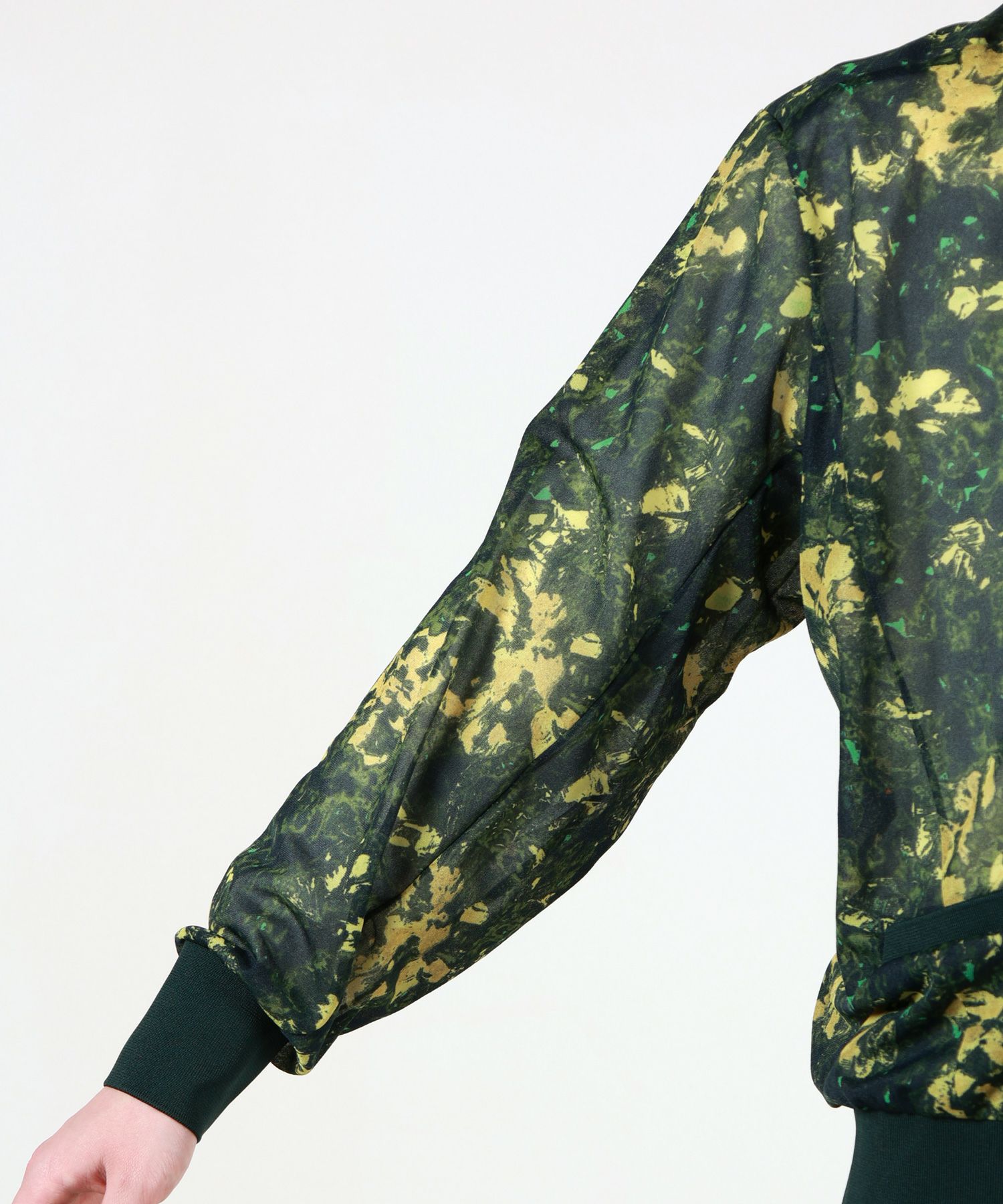 【TOGA】TZ242-JO922 Sheer jersey print cardigan長袖カーディガン TOGA VIRILIS(トーガ ビリリース)】 SHEER JERSEY PRINT CARDIGAN
