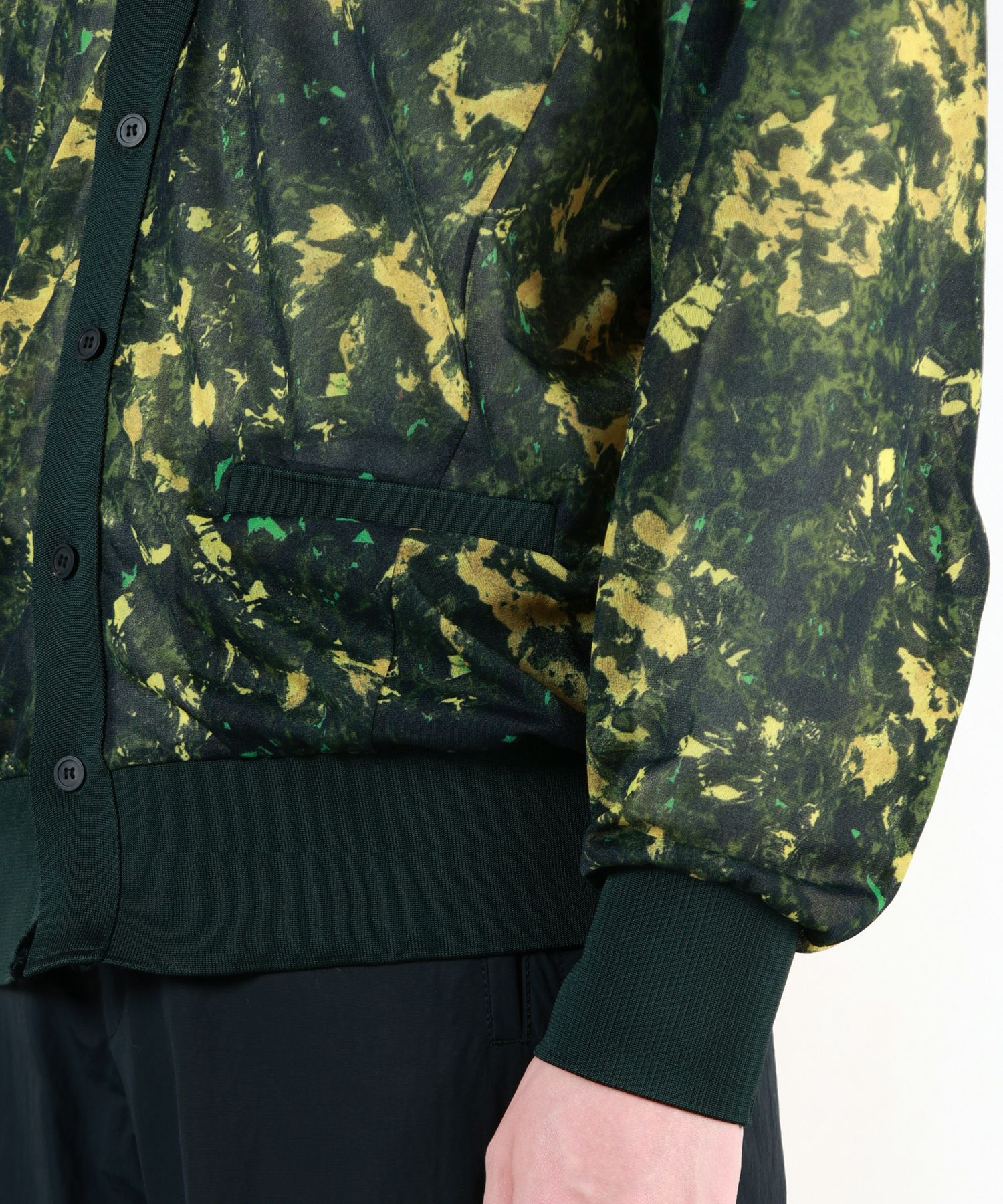 【TOGA】TZ242-JO922 Sheer jersey print cardigan長袖カーディガン TOGA VIRILIS(トーガ ビリリース)】 SHEER JERSEY PRINT CARDIGAN