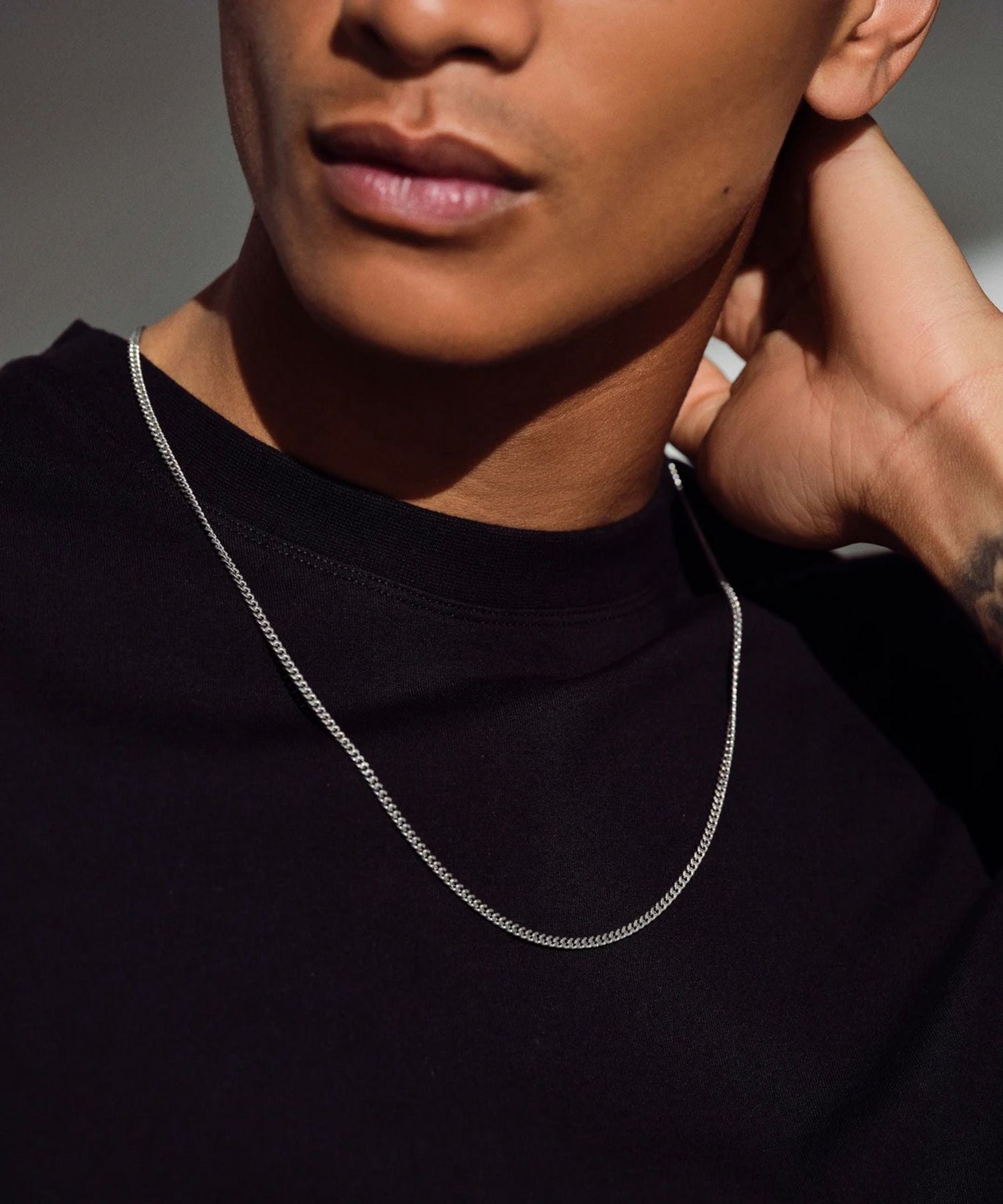 TOM WOOD(トムウッド)】 Curb Chain M ネックレス(20.5)｜PARIGOT