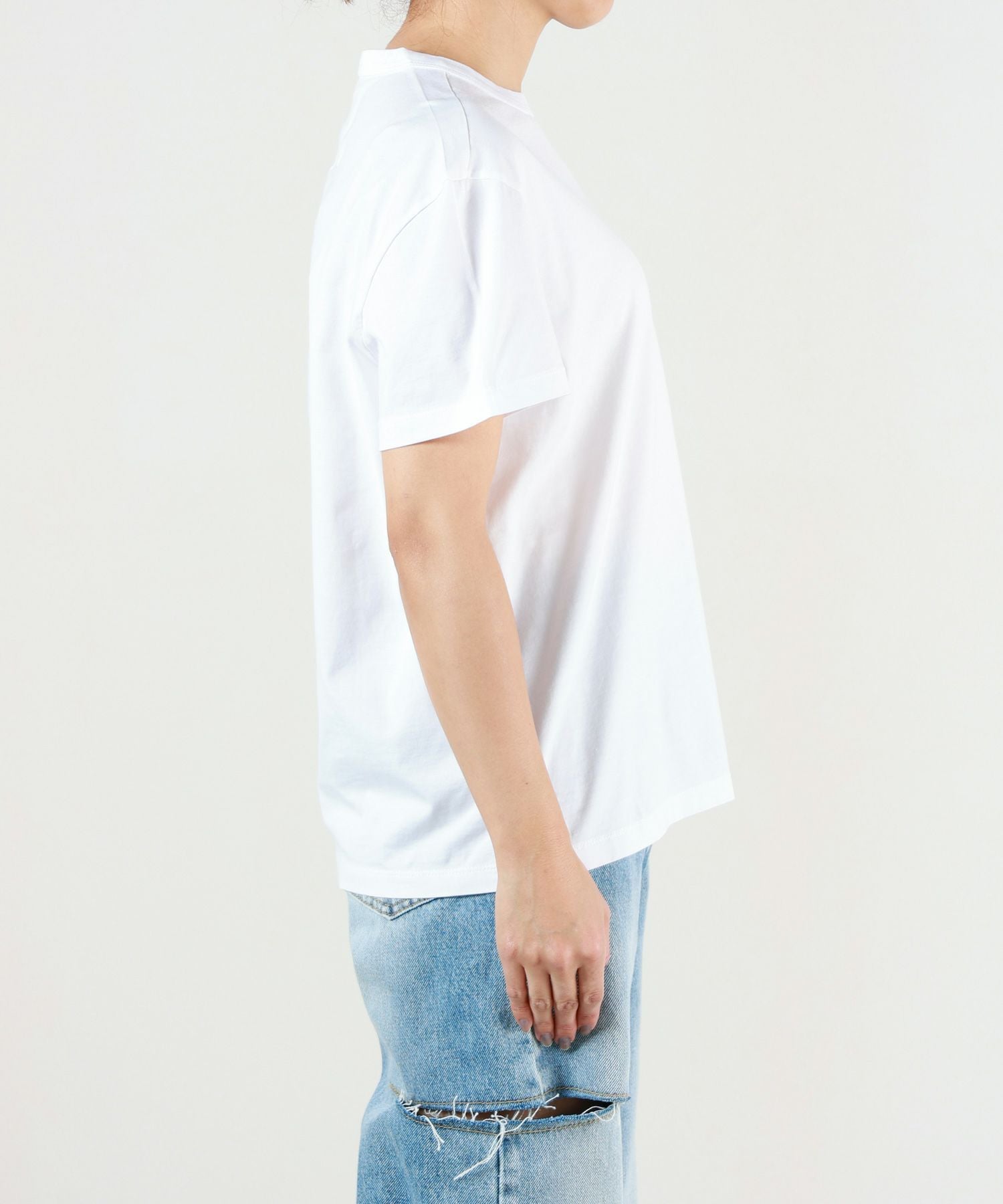 Maison Margiela(メゾンマルジェラ)】 ディストーテッド ロゴ Tシャツ