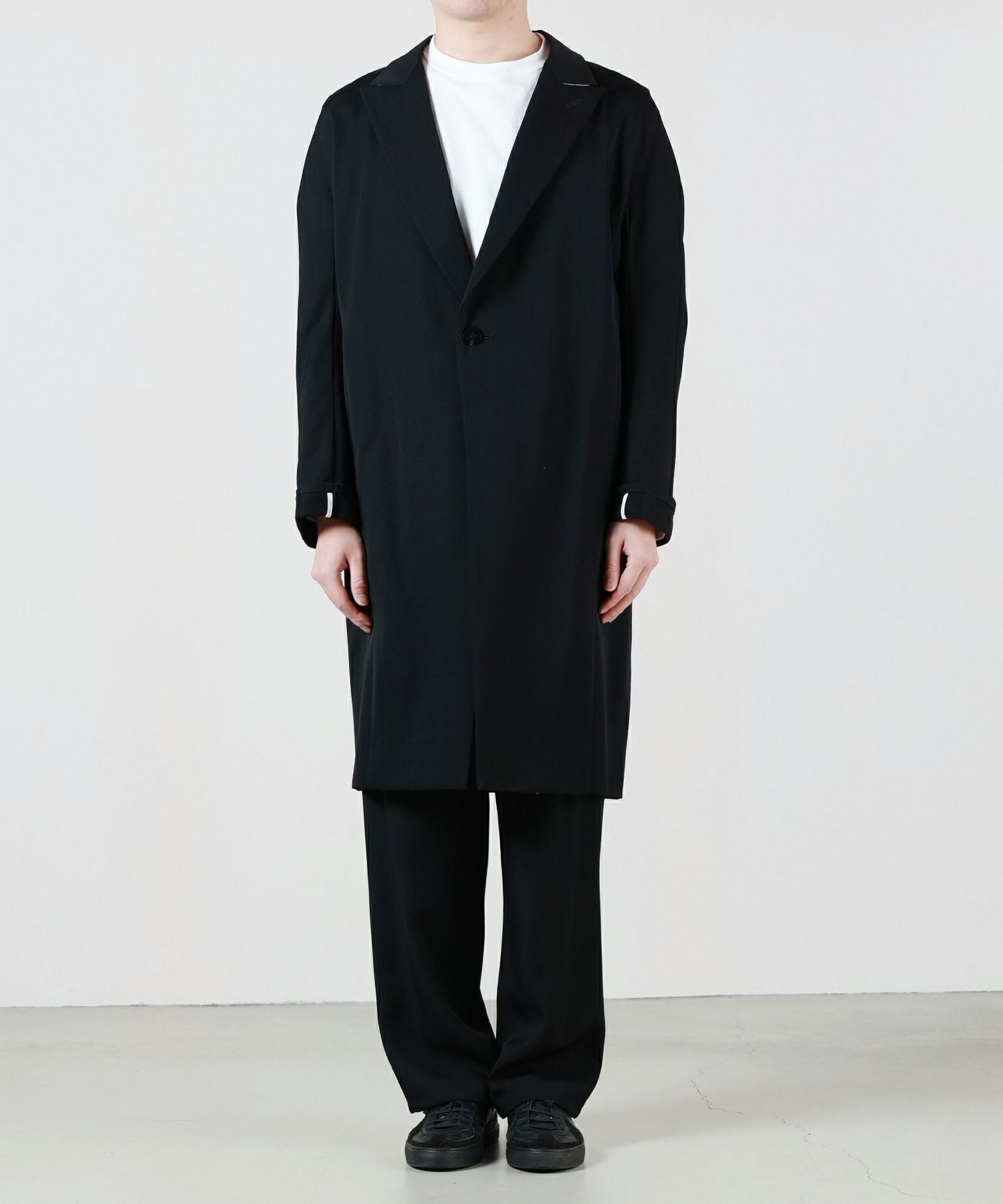 OVERCOAT(オーバーコート)】FROZEN GABARDINE PEAK COAT｜PARIGOT