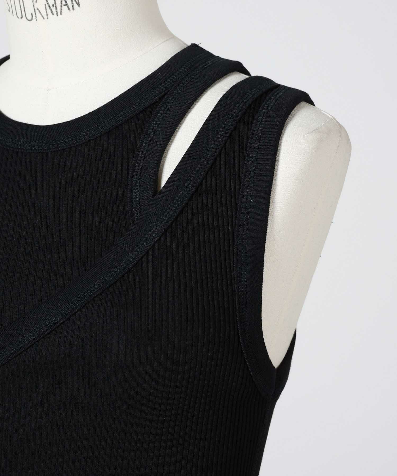 HYKE タンクトップ ブラック HYKE(ハイク)】 TANK TOP｜PARIGOT ONLINE（パリゴオンライン）