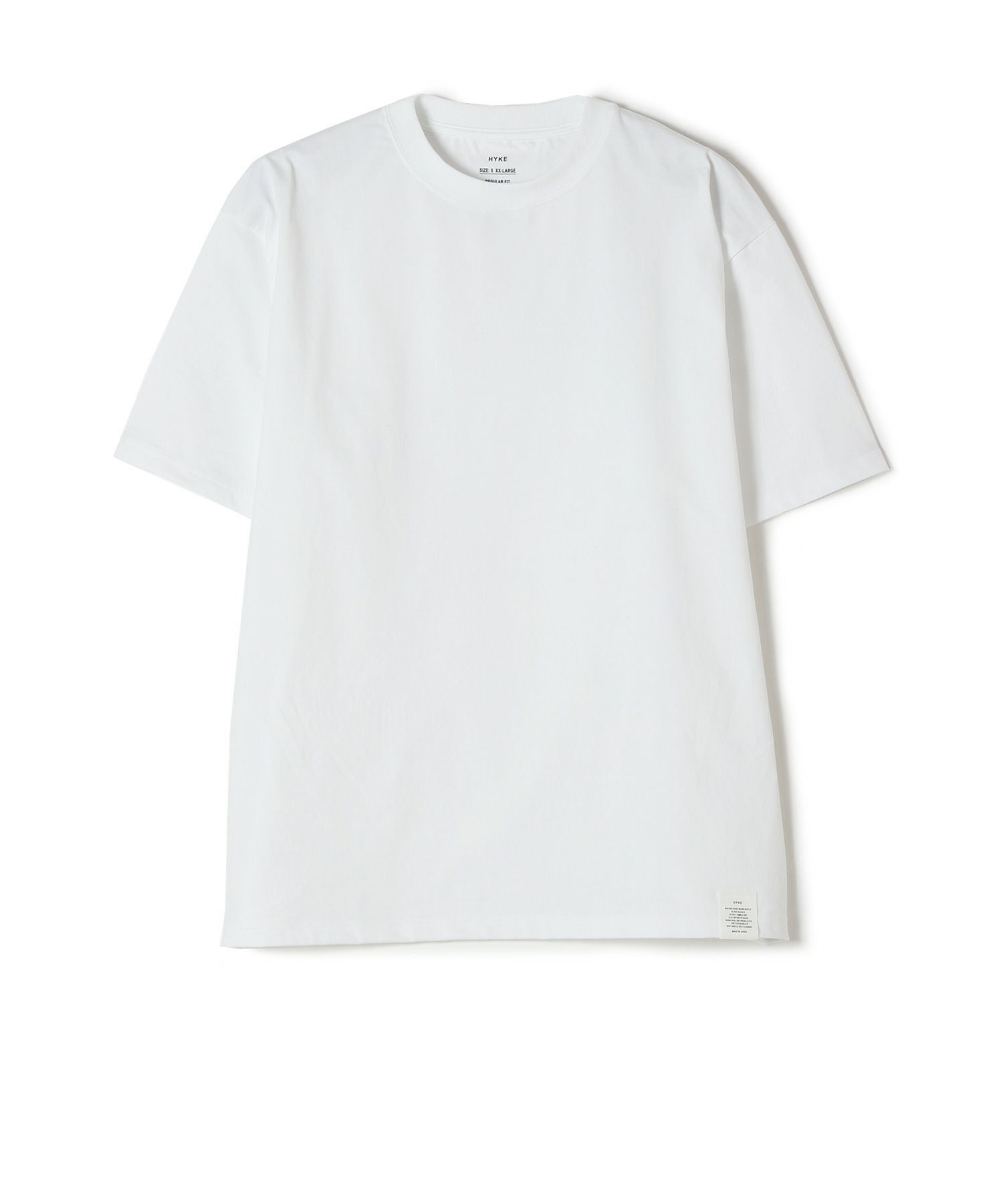HYKE 2025SS Tシャツ 白 ハイク カットソー トップス HYKE（ハイク）の「＜HYKE（ハイク）＞ビッグ フィット Tシャツ