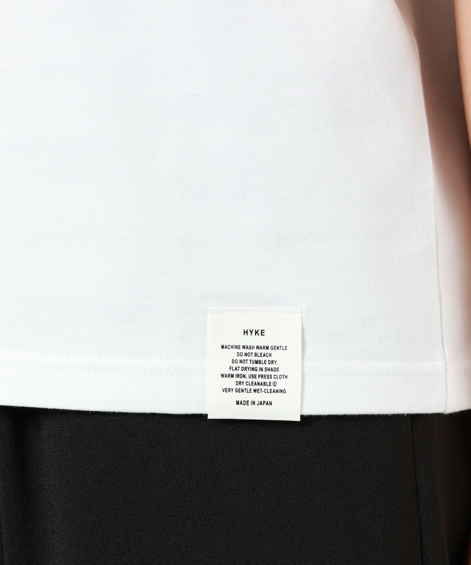 HYKE(ハイク)】≪Genderless≫SHORT-SLV TEE（6.5OZ）｜PARIGOT ONLINE