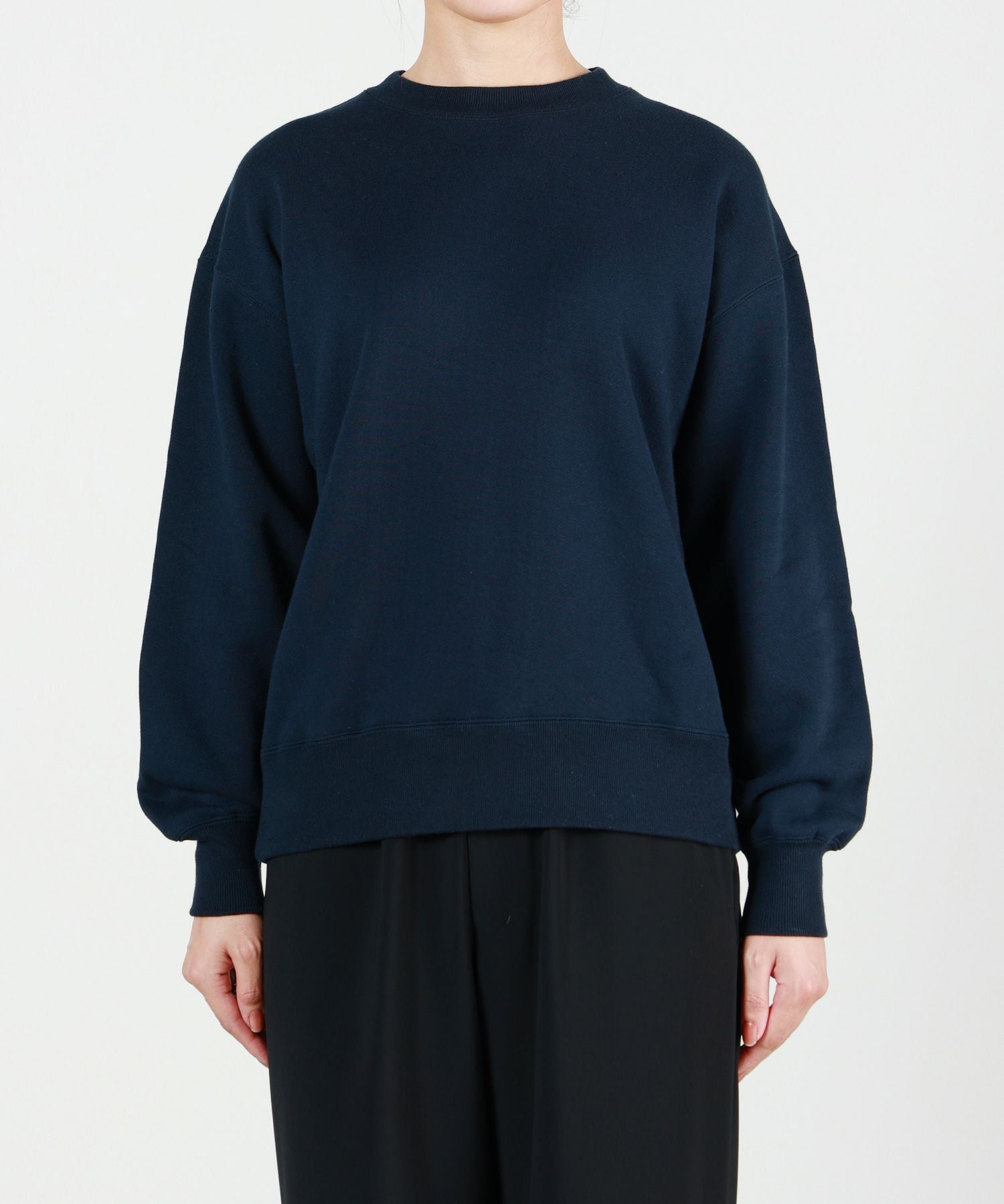 ハイク SWEAT SHIRT スウェット 長袖 3 ブラック /DO ■OS SWEAT SHIRT-スウェットシャツ-HYKE（ハイク）| stcompany