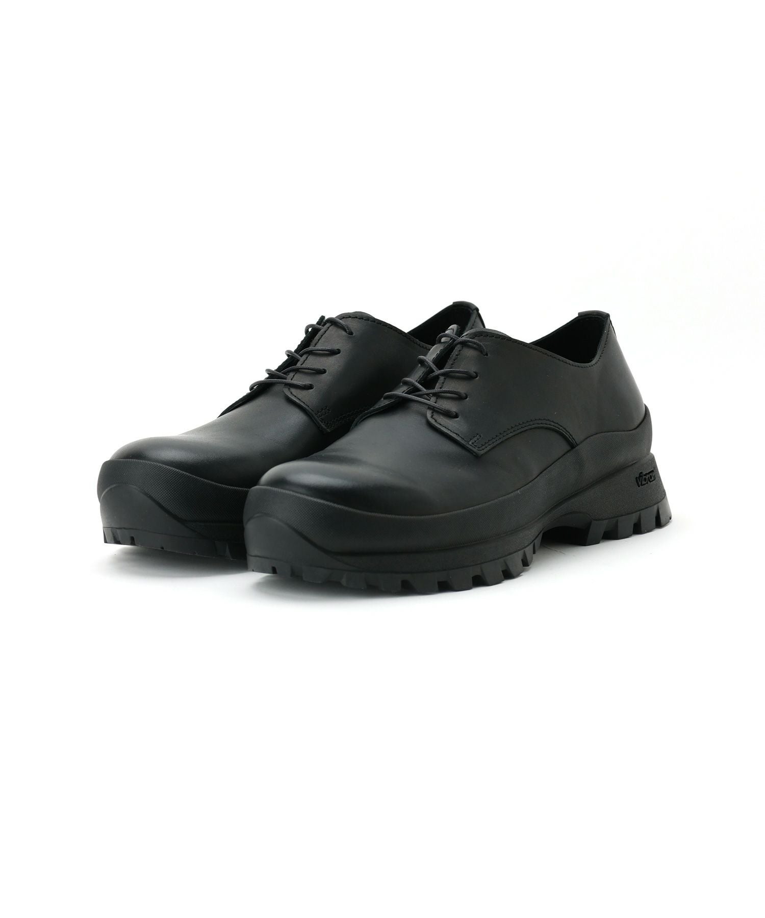 PADRONE(パドローネ)】 DERBY PLAIN TOE SHOES with #884C Vibram