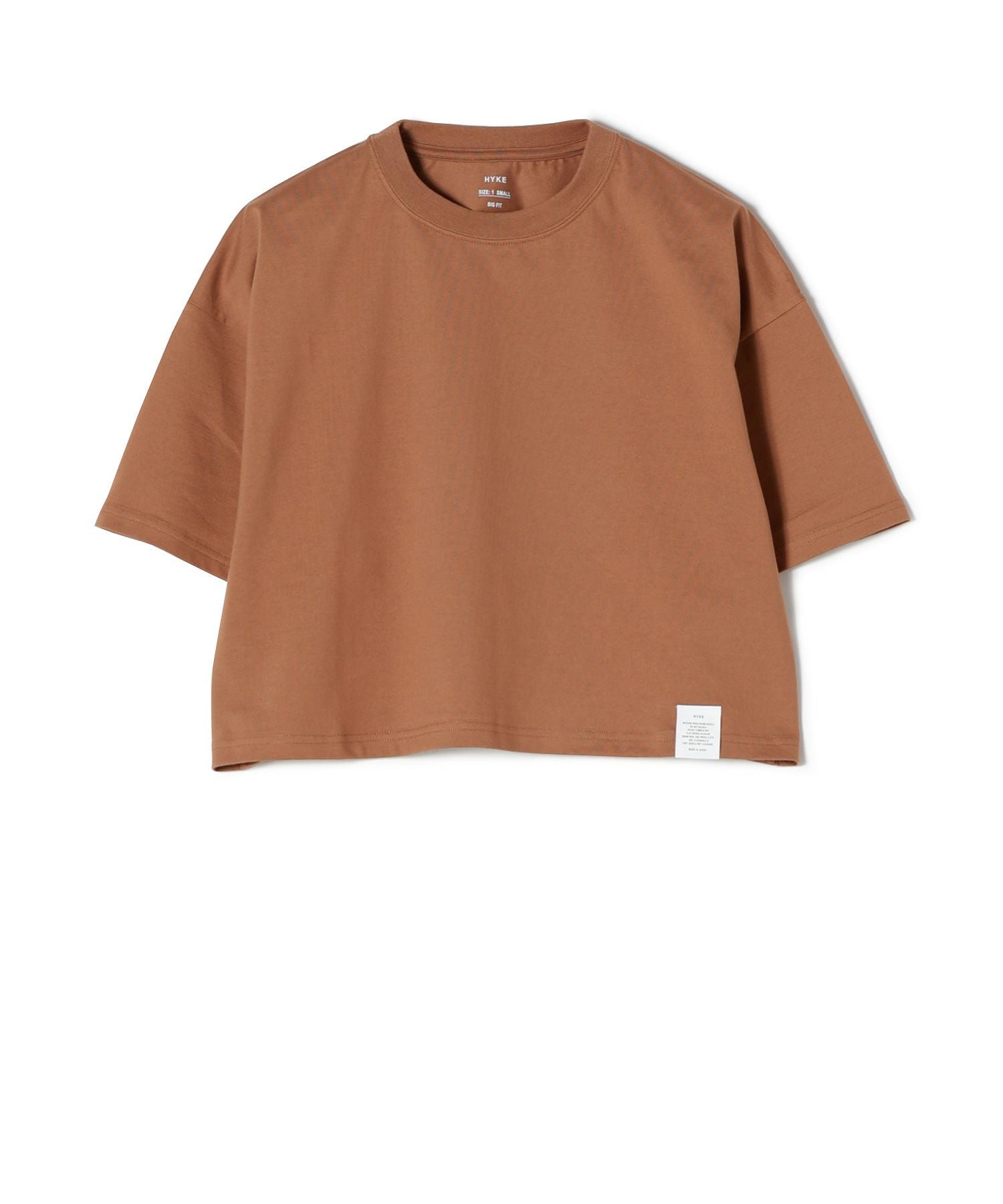 HYKE(ハイク)】 CROPPED SHORT-SLV TEE（6.5OZ）｜PARIGOT ONLINE
