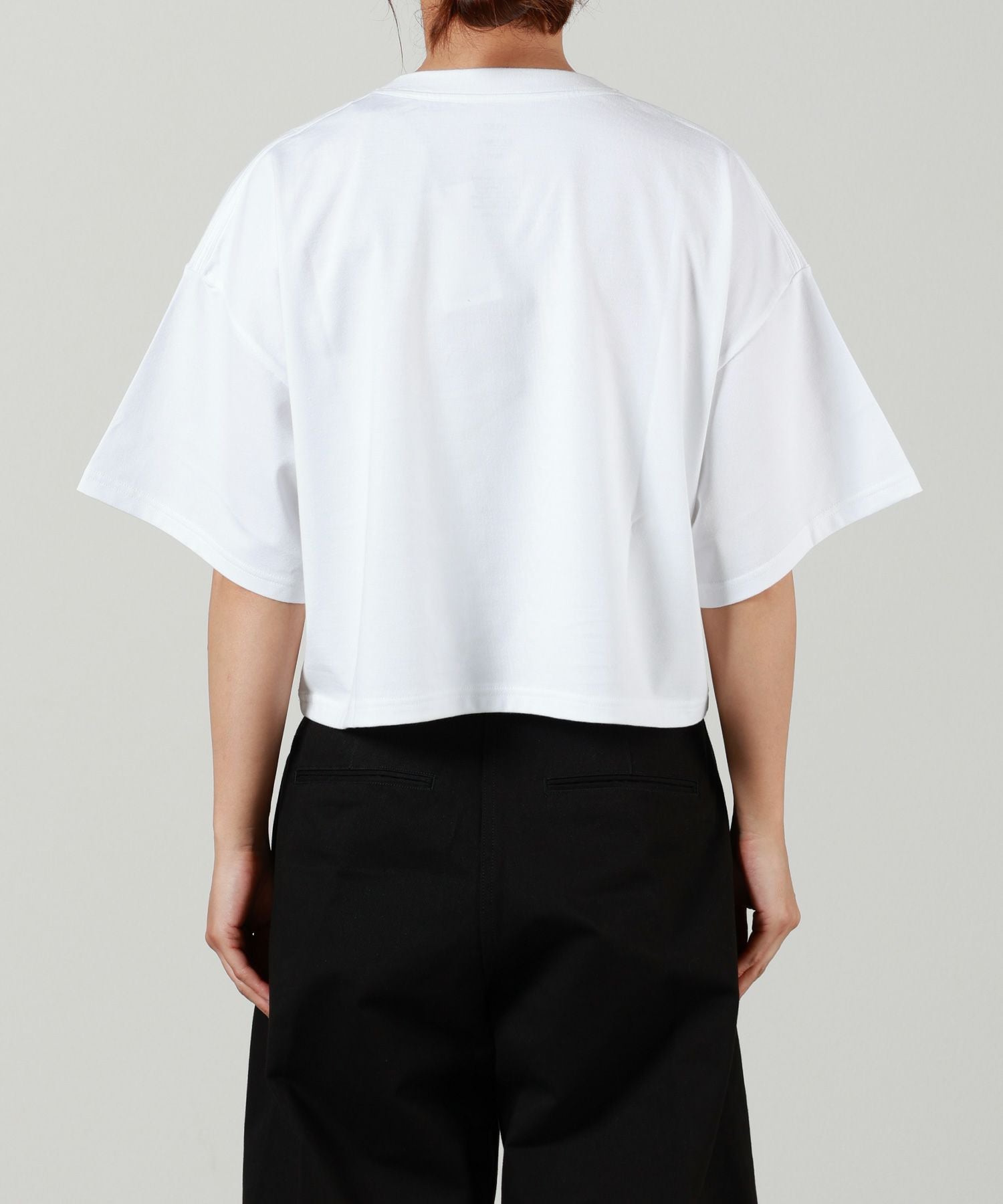 HYKE(ハイク)】 CROPPED SHORT-SLV TEE（6.5OZ）｜PARIGOT ONLINE