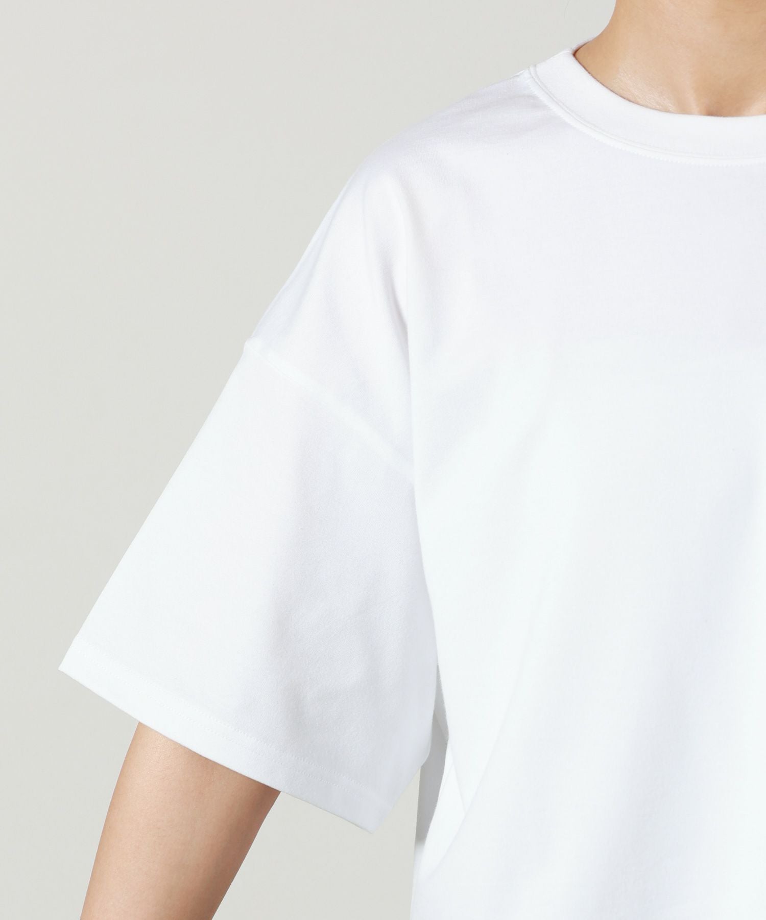 HYKE(ハイク)】 CROPPED SHORT-SLV TEE（6.5OZ）｜PARIGOT ONLINE