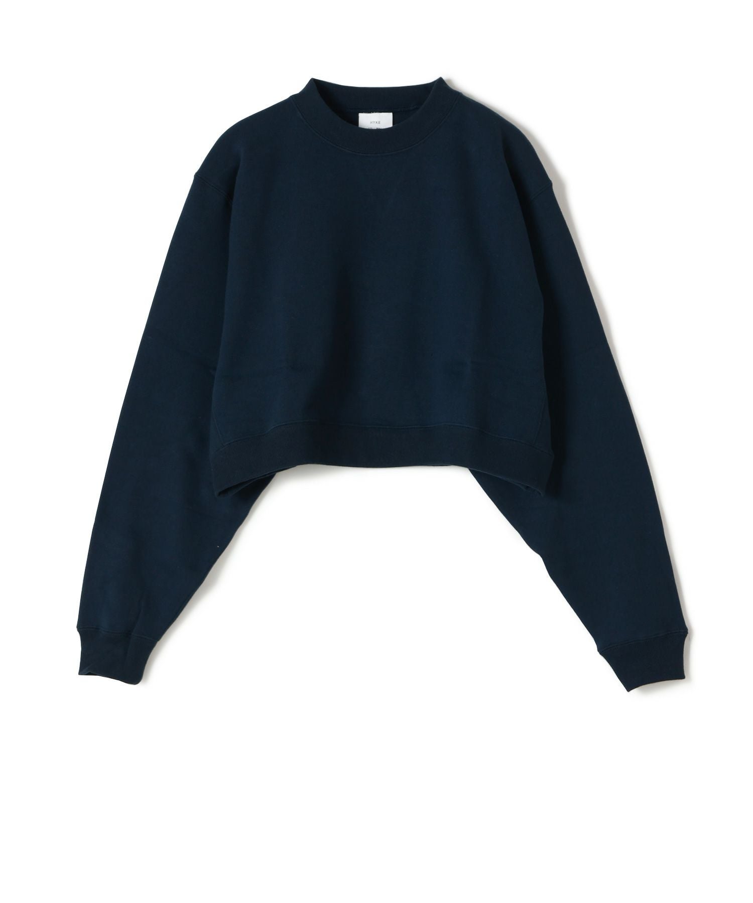 HYKE(ハイク)】 CROPPED SWEAT SHIRT｜PARIGOT ONLINE（パリゴオンライン）