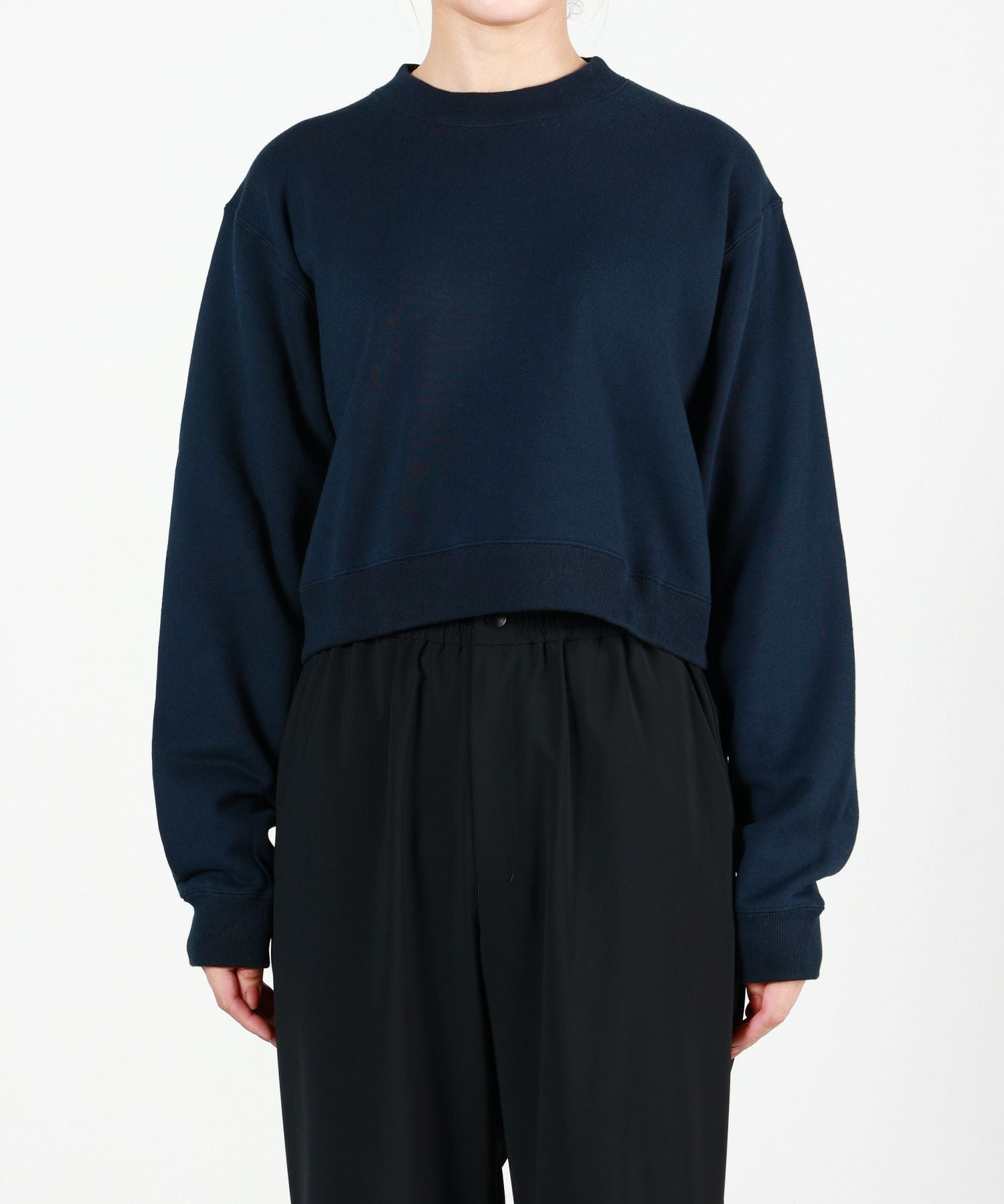 HYKE(ハイク)】 CROPPED SWEAT SHIRT｜PARIGOT ONLINE（パリゴオンライン）