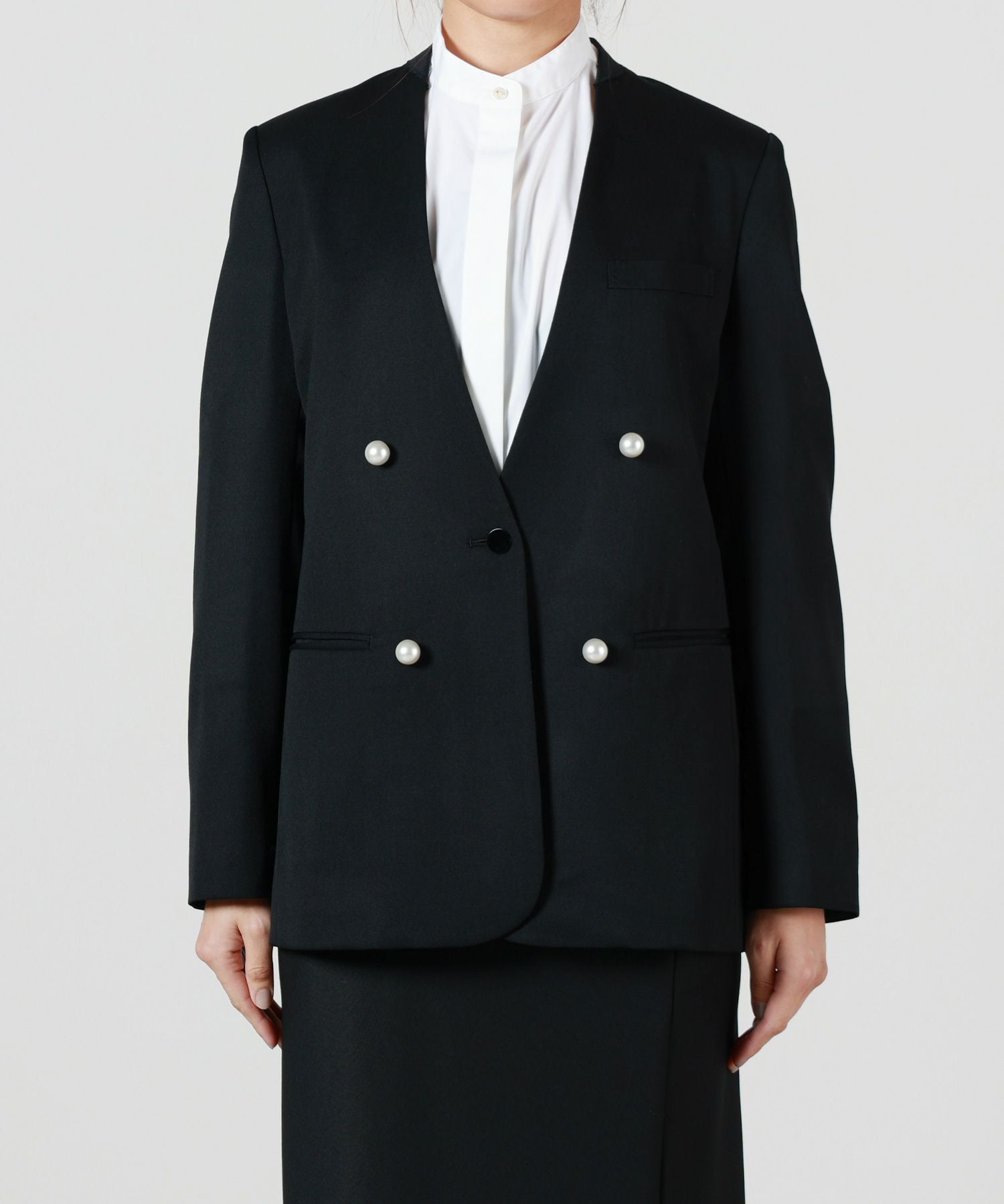 CINOH(チノ)】ノーカラージャケット｜PARIGOT ONLINE（パリゴオンライン）