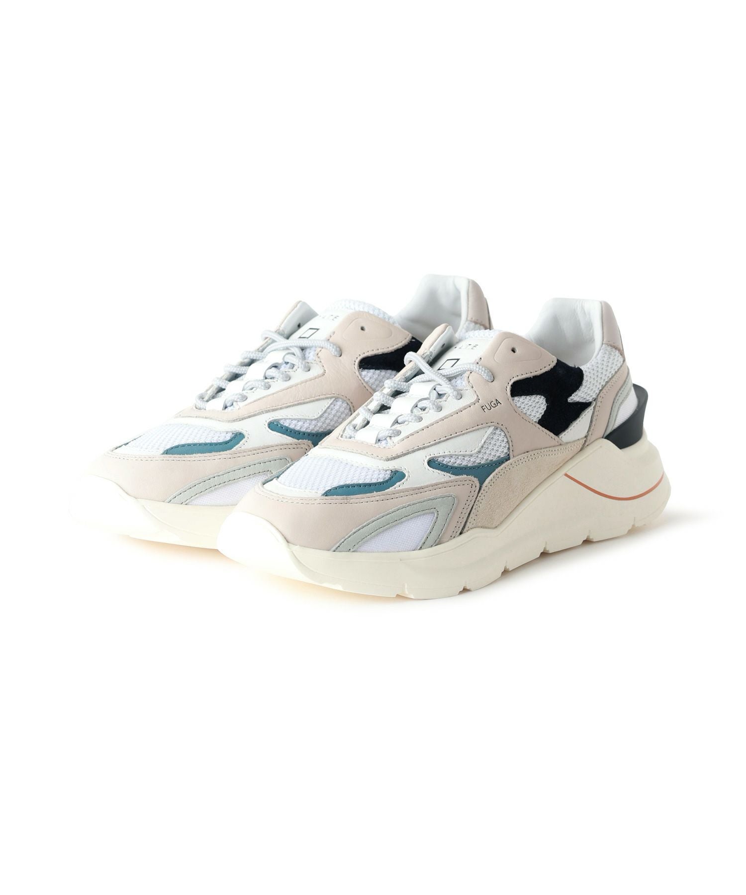 D.A.T.E.(デイト)】 FG JAQUARD WHITE-BLUE(40～43)｜PARIGOT ONLINE