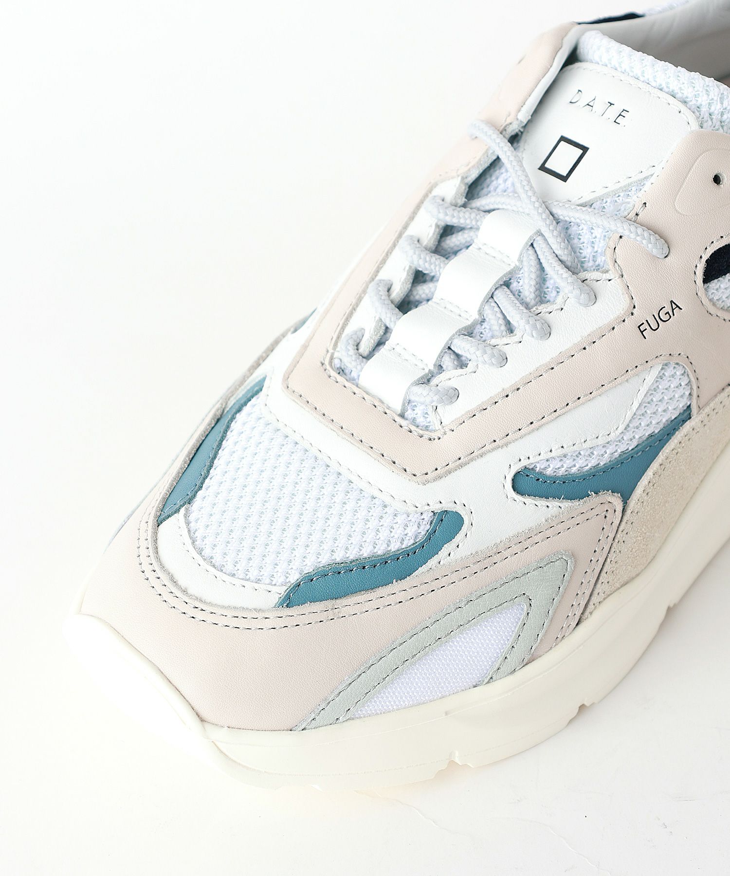 D.A.T.E.(デイト)】 FG JAQUARD WHITE-BLUE(40～43)｜PARIGOT ONLINE