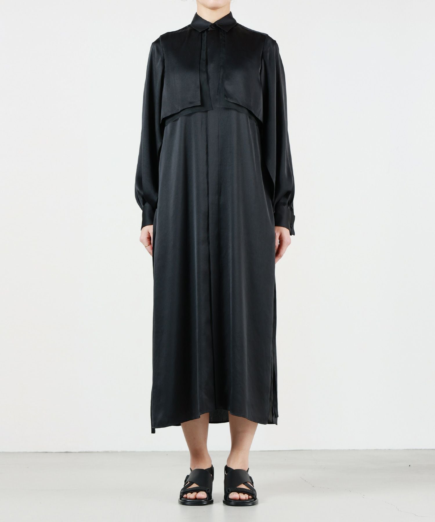 HYKE(ハイク)】 SATIN DRESS｜PARIGOT ONLINE（パリゴオンライン）