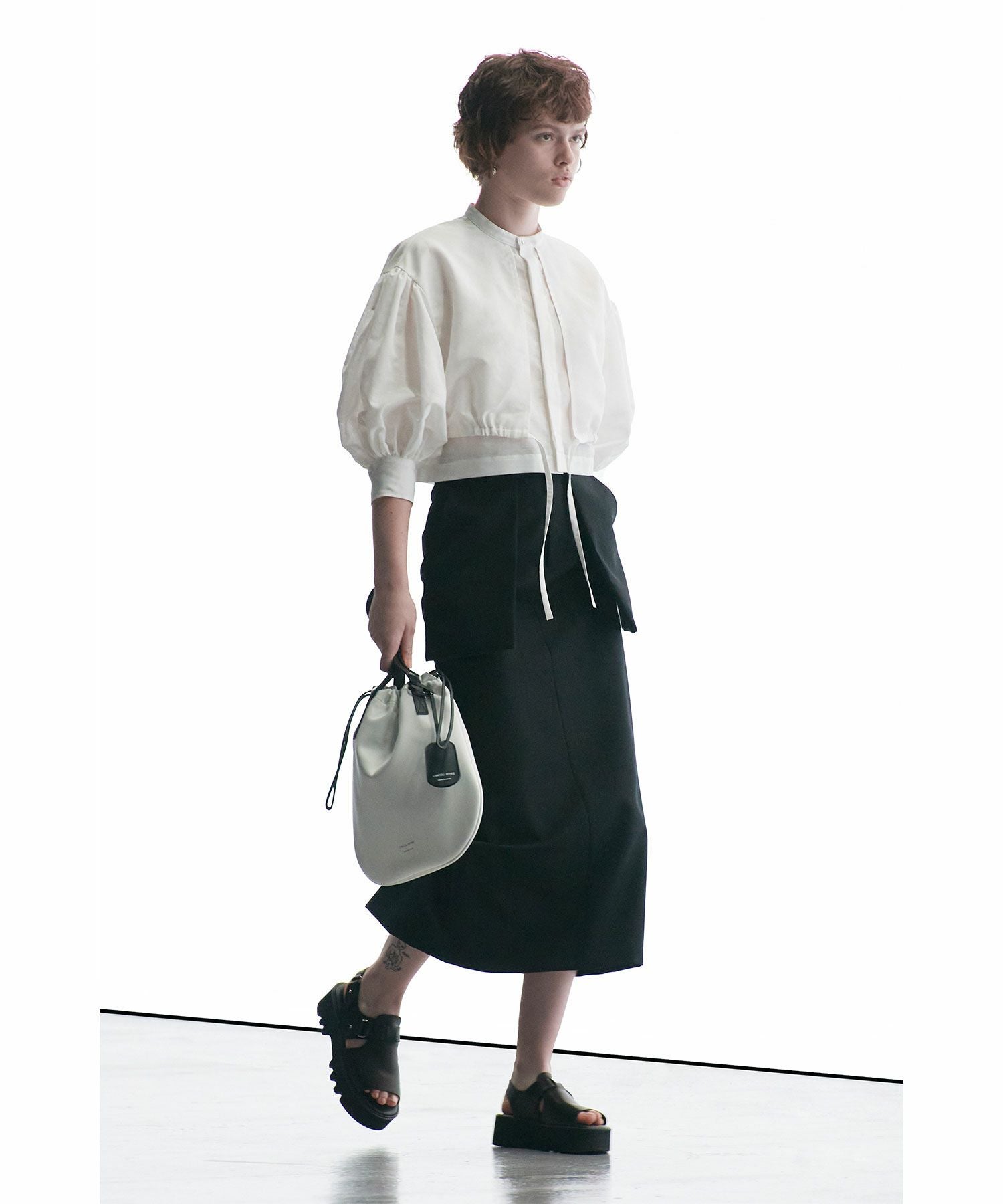 スカート HYKE DOESKIN MIDI SKIRT DOESKIN MIDI SKIRT | HYKE (Women)/ハイク | 三越