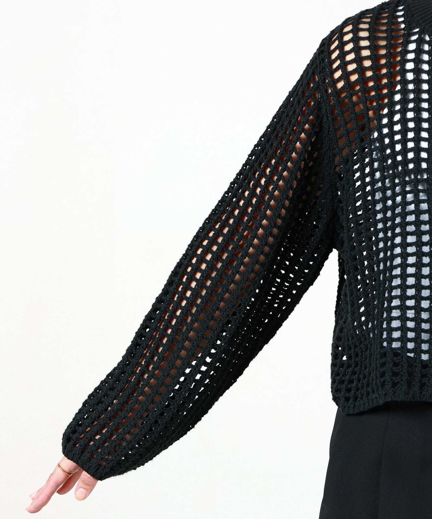 HYKE(ハイク)】 CROCHETED SWEATER｜PARIGOT ONLINE（パリゴオンライン）