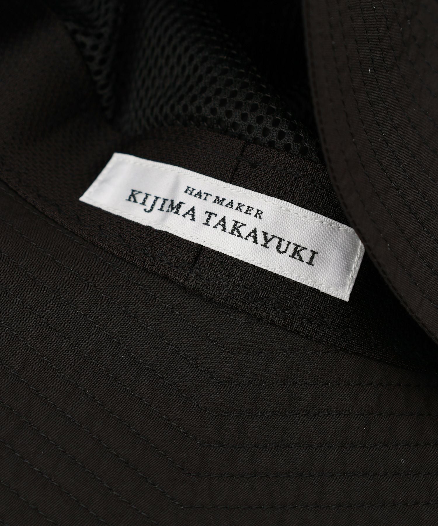 KIJIMA TAKAYUKI(キジマタカユキ)】 Cotton Poly Pentagon Brim Hat