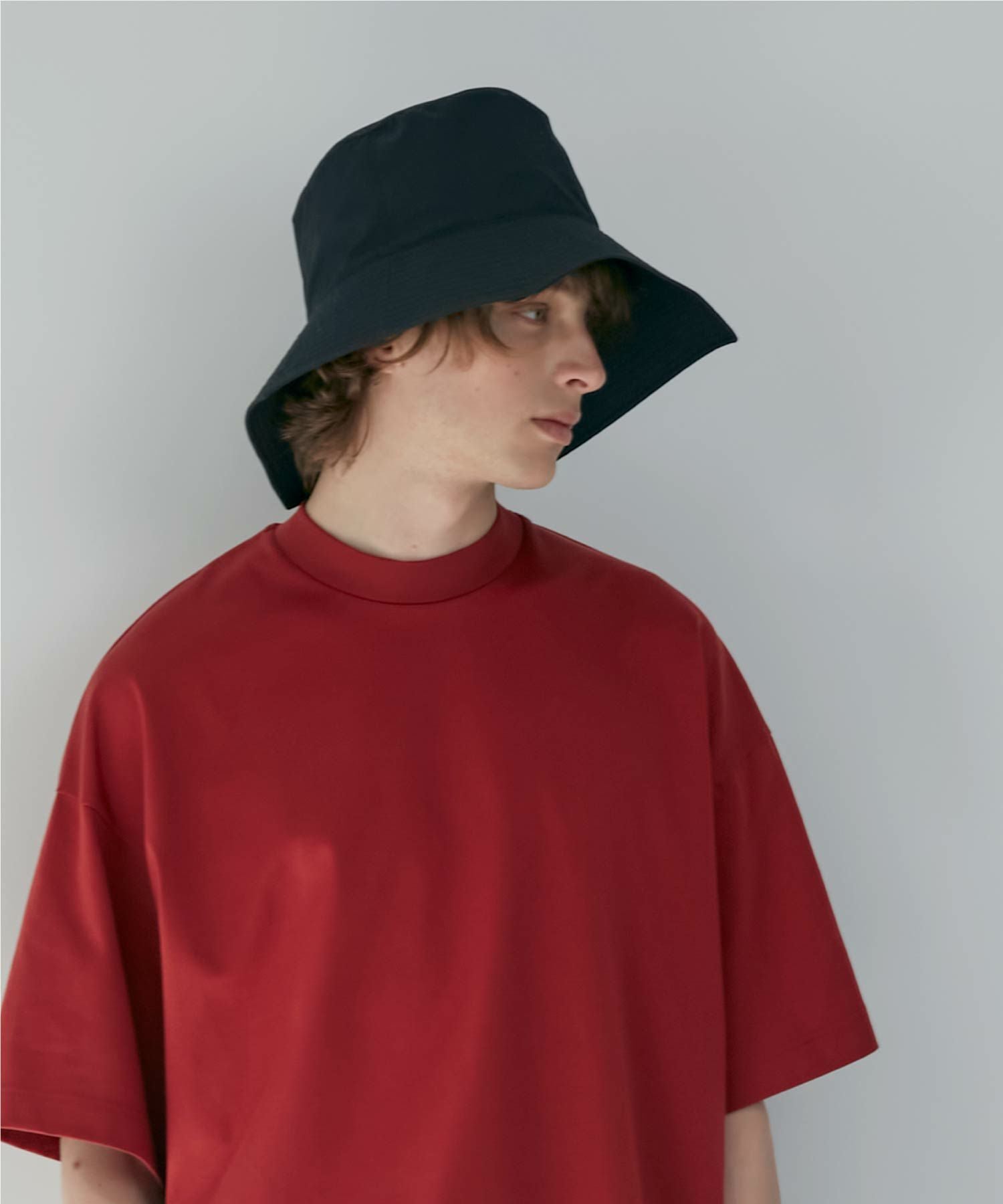 キジマタカユキ COTTON POLY PENTAGON BRIM HAT KIJIMA TAKAYUKI(キジマタカユキ)】 Cotton Poly Pentagon Brim Hat