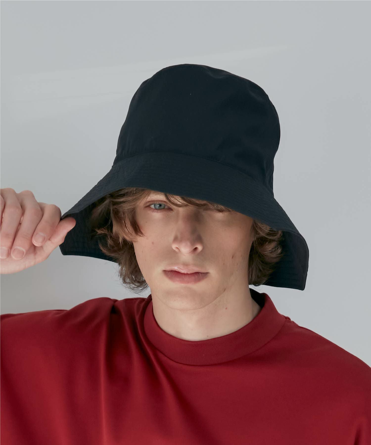 KIJIMA TAKAYUKI(キジマタカユキ)】 Cotton Poly Pentagon Brim Hat