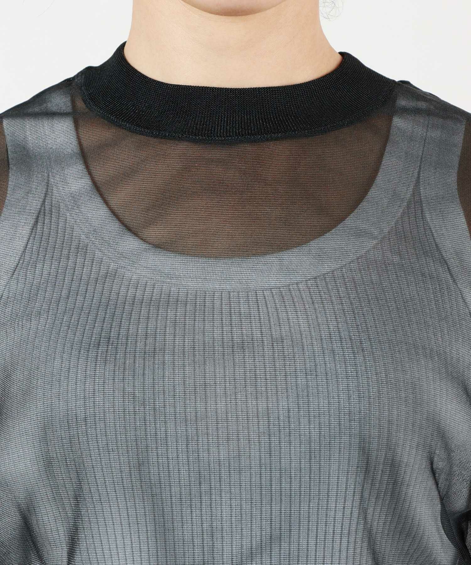 HYKE(ハイク)】 SHEER SWEATER PONCHO｜PARIGOT ONLINE（パリゴ