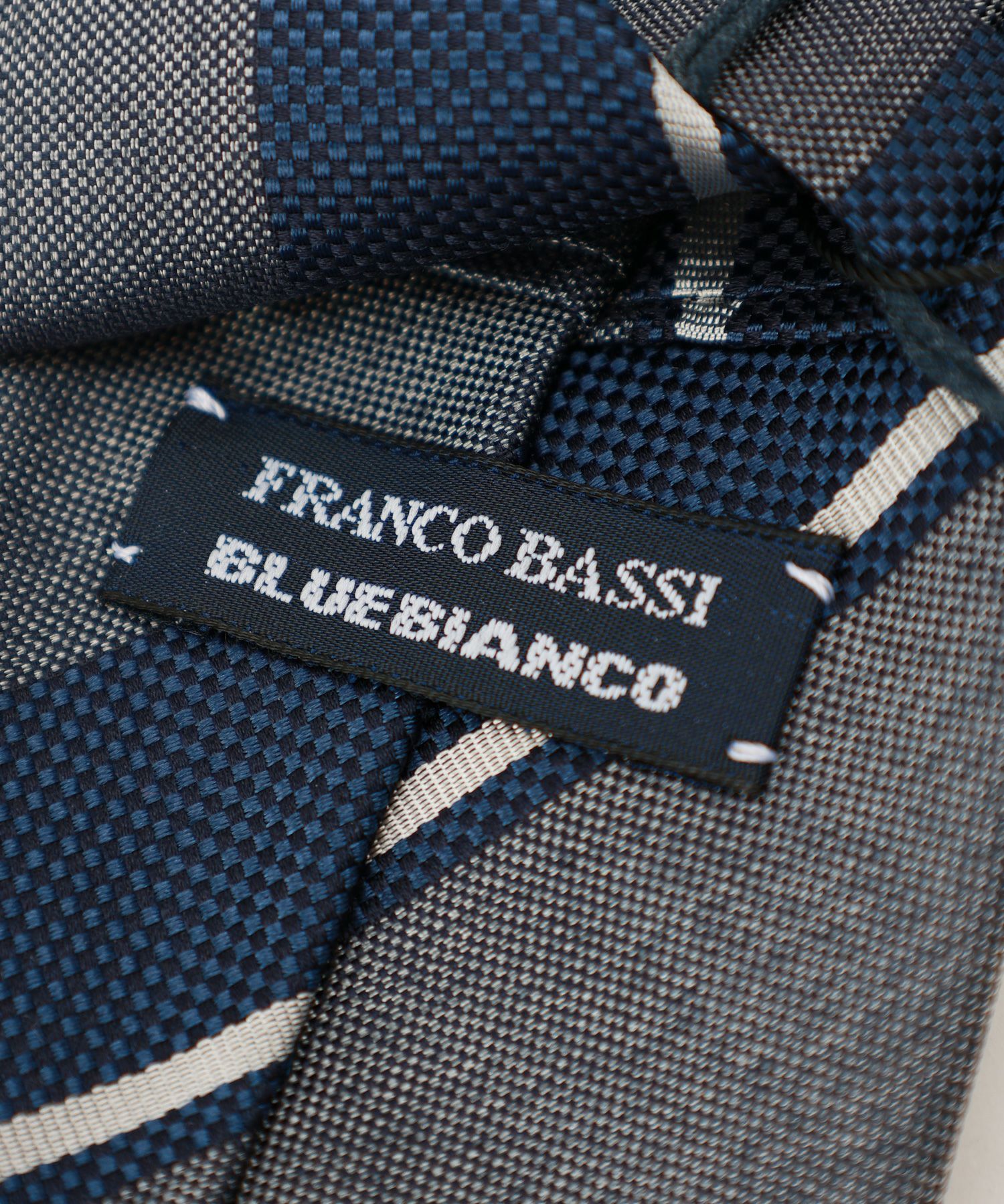 FRANCO BASSI(フランコバッシ)】 レジメンタルシルクタイ｜PARIGOT