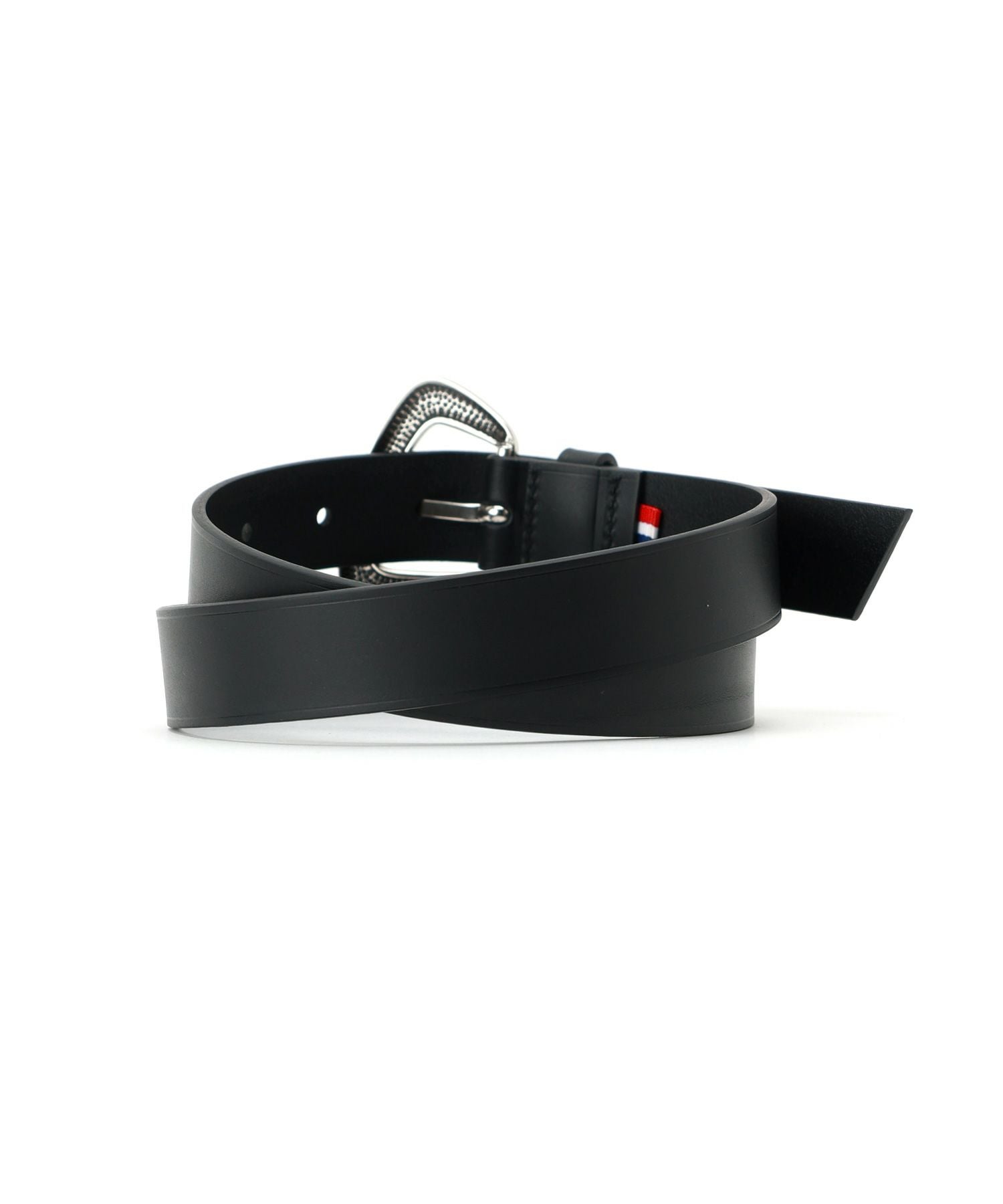 【新品】  MAISON BOINET / メゾンボワネ | アシンメトリー バックル ベルト | 75 | シルバー / ブラック | レディース MAISON BOINET（メゾンボワネ） ベルト MAISON BOINET 94603AS：ベルト