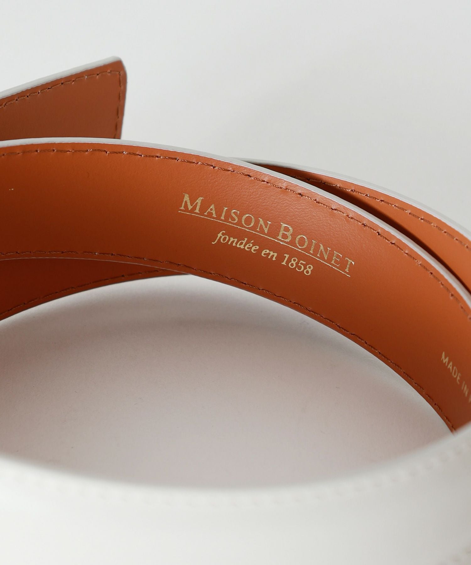 MAISON BOINET(メゾンボワネ)】 レザーベルト｜PARIGOT ONLINE（パリゴ